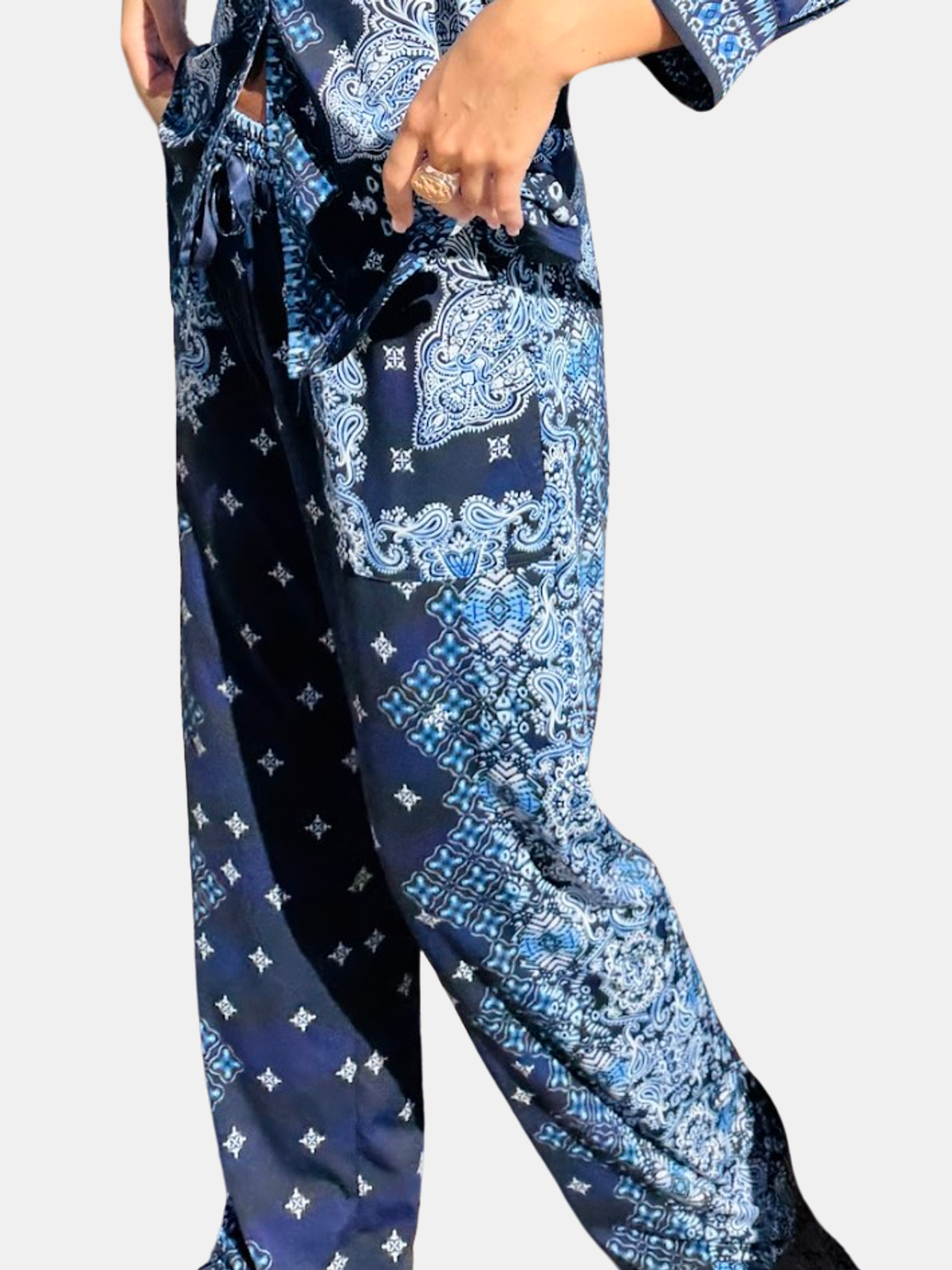 Ladies Pants - Periwinkle 