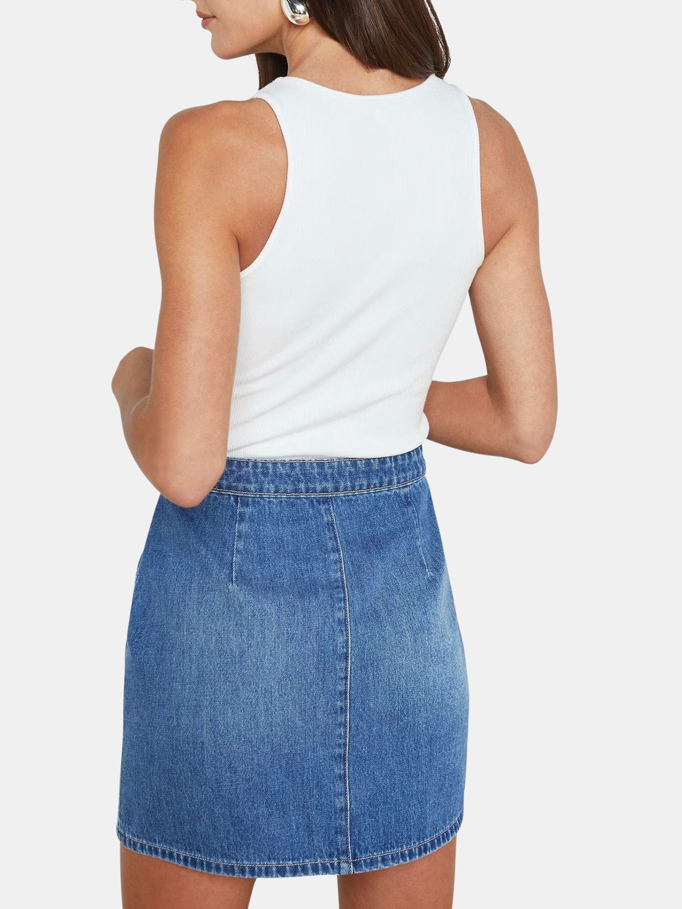 Adira Scoop Neck Tank - Periwinkle 