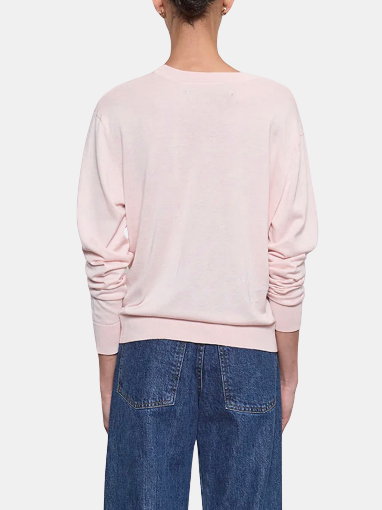 Silk Knit Crew - Periwinkle 