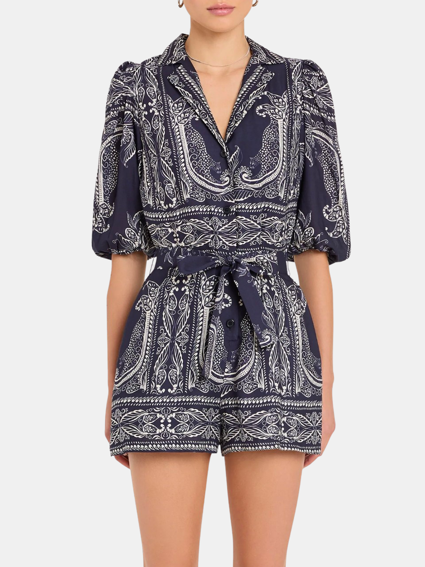 Lucia Romper - Periwinkle 