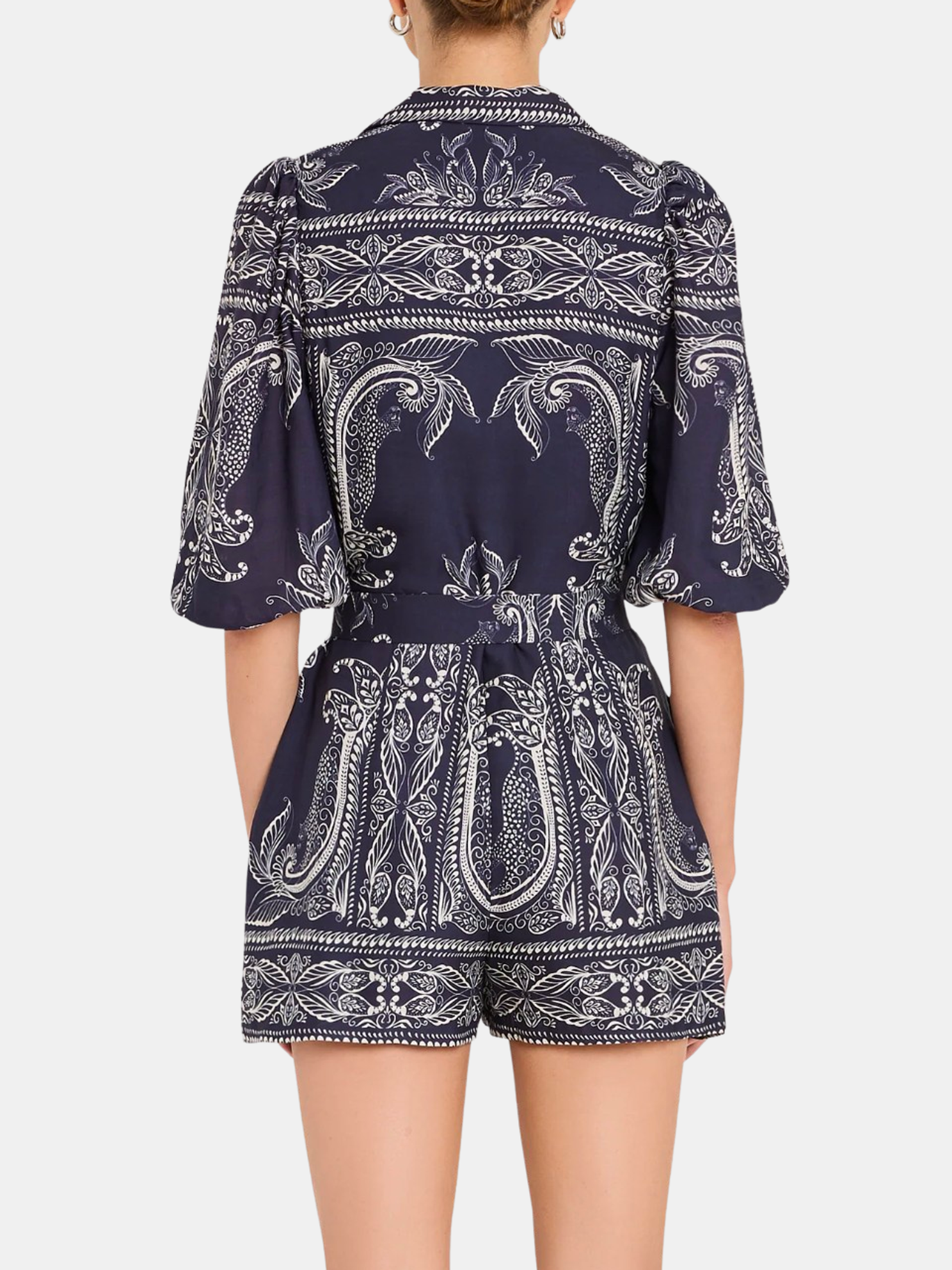 Lucia Romper - Periwinkle 