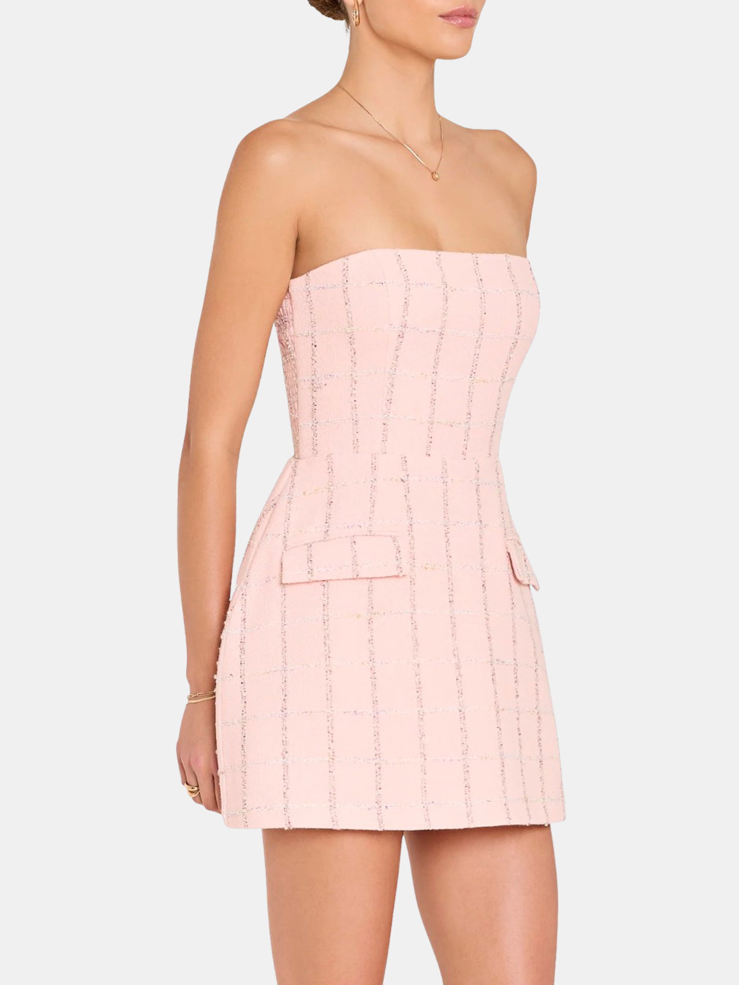 Strapless Bethany Romper - Periwinkle 