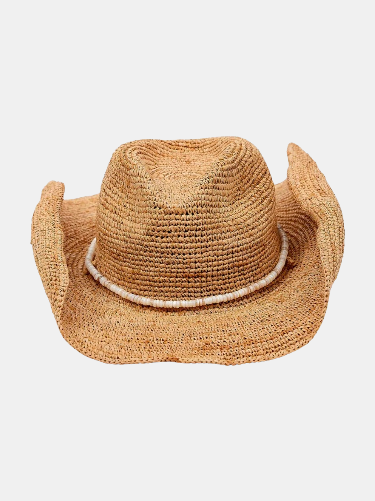 Raffia Crochet Cowboy - Periwinkle 