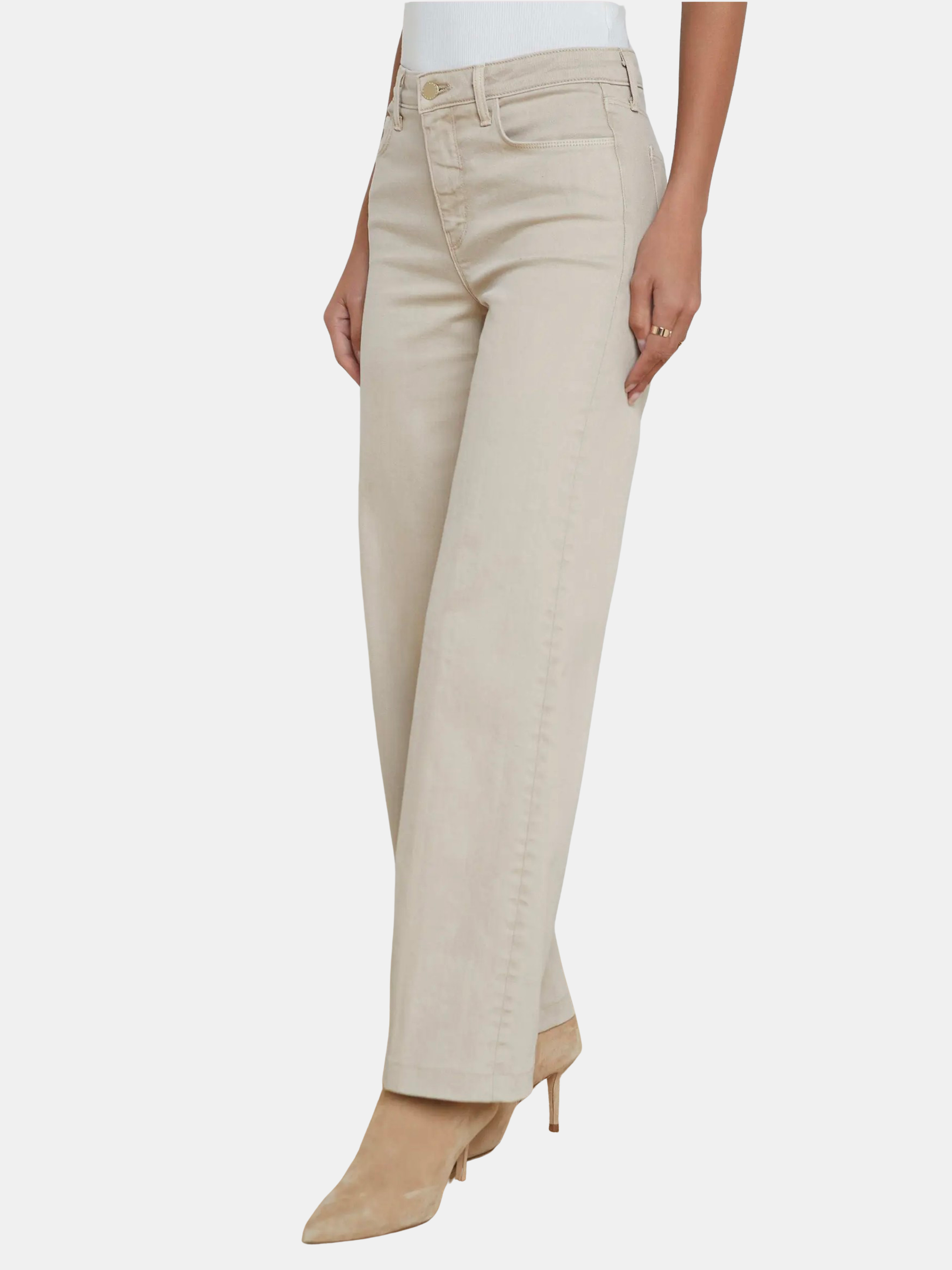 Scottie High-Rise Wide Leg Jean - Periwinkle 