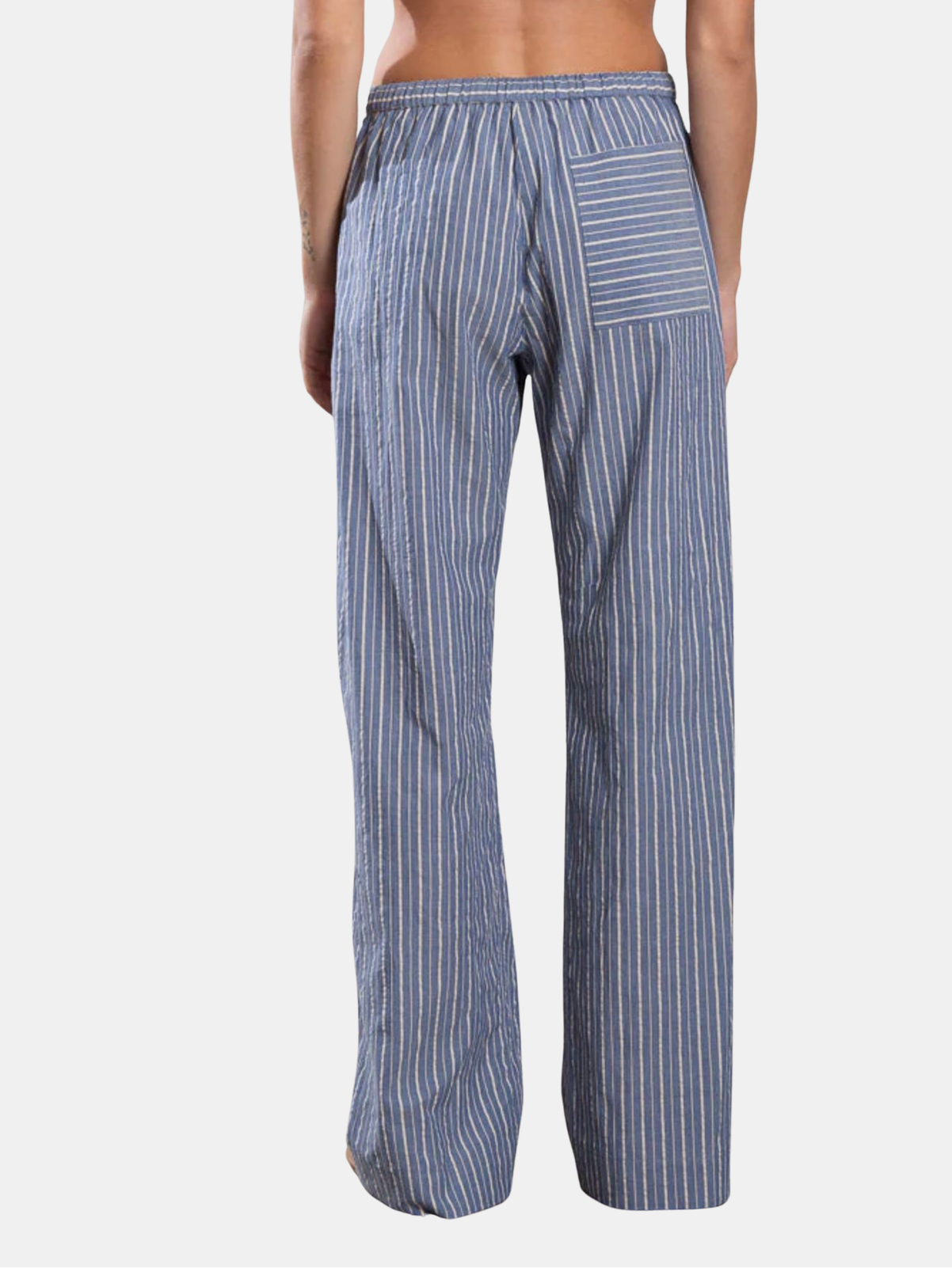 Casey Pant in Organic Cotton - Periwinkle 