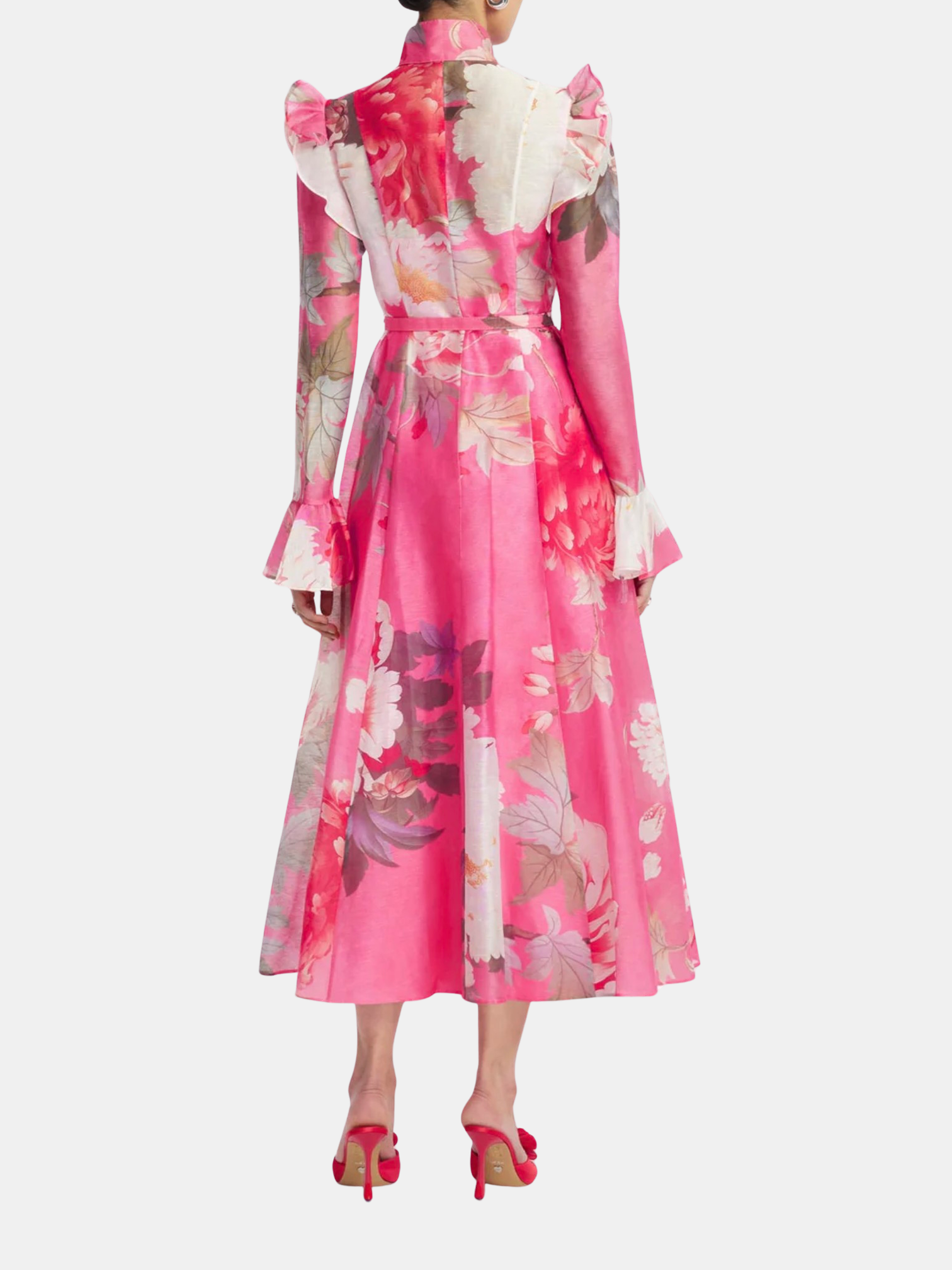 Katrina Butterfly Sleeve Midi - Periwinkle 