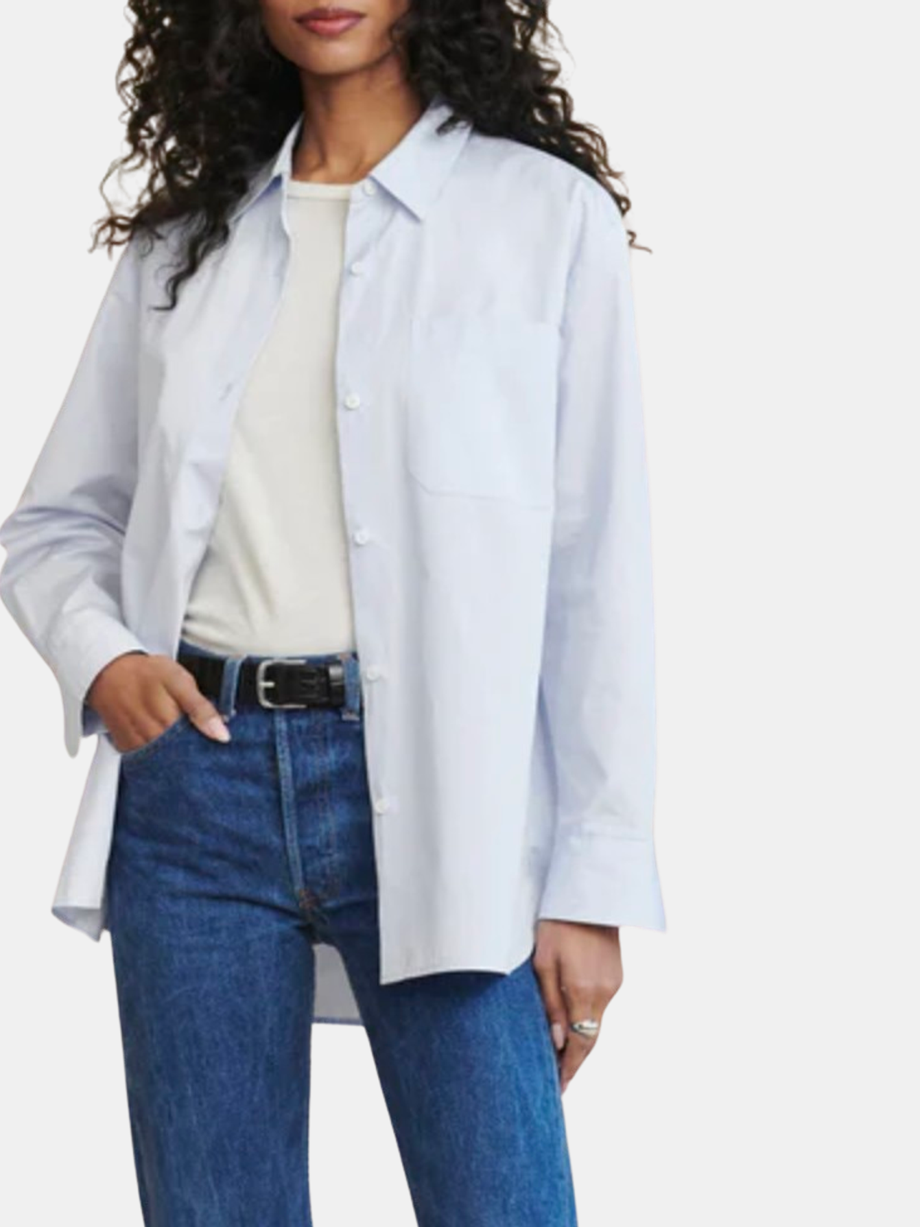 Boyfriend Shirt - Periwinkle 