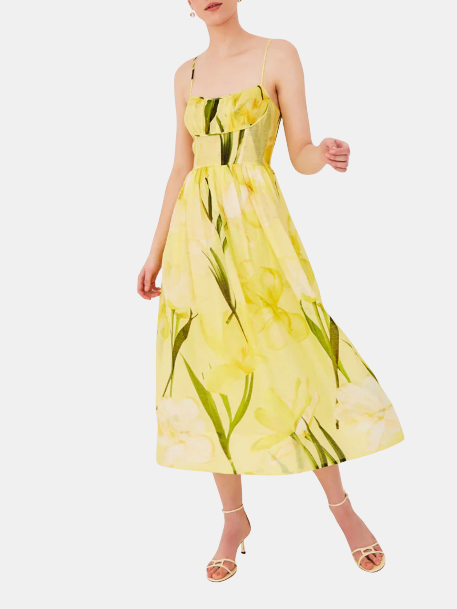 Alba Midi Dress - Periwinkle 