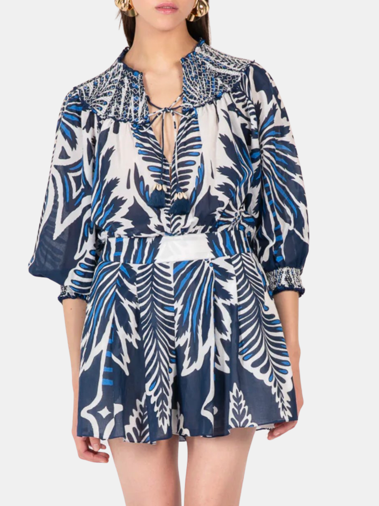 Short Jumpsuit Janna - Periwinkle 