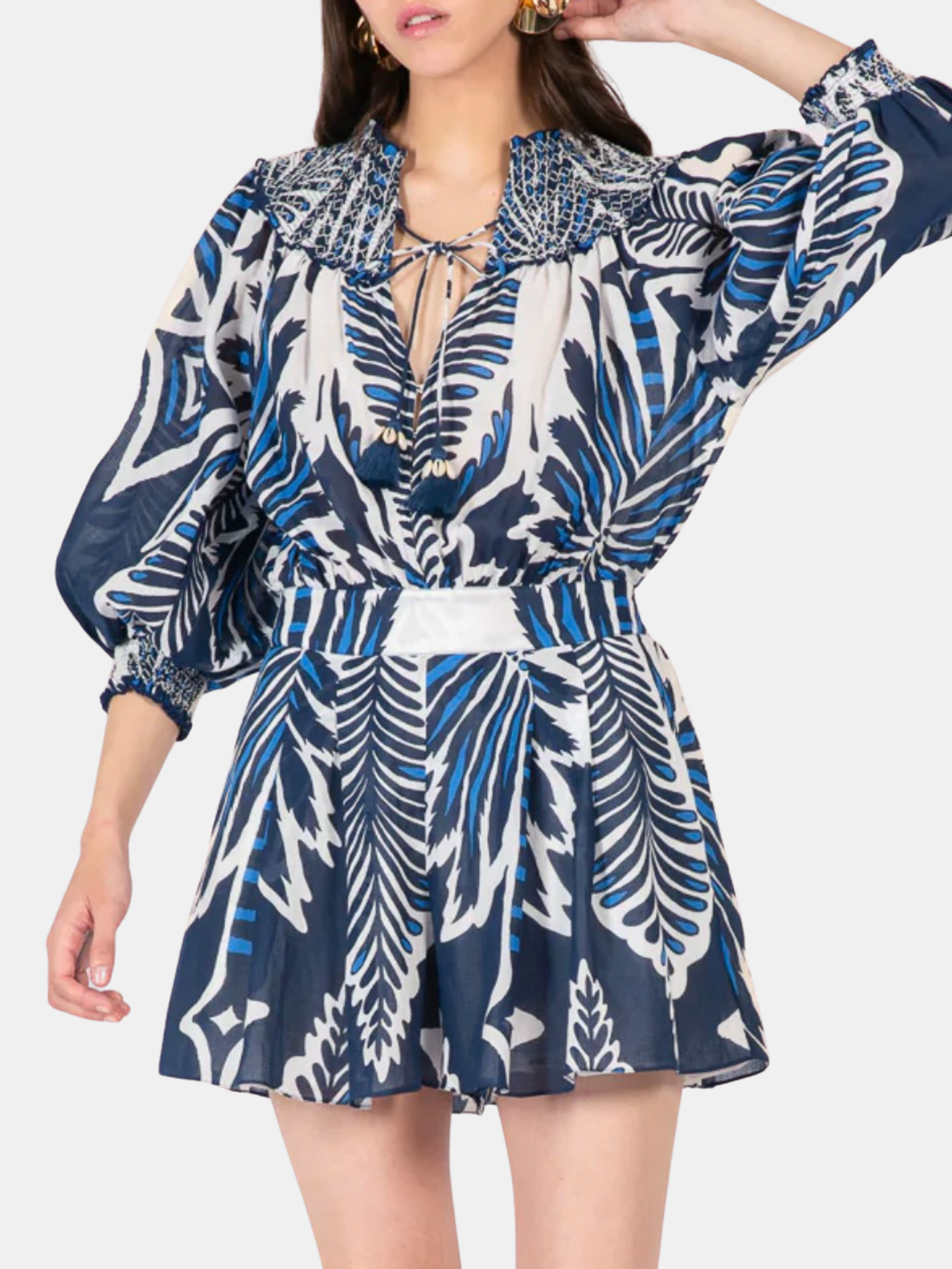 Short Jumpsuit Janna - Periwinkle 