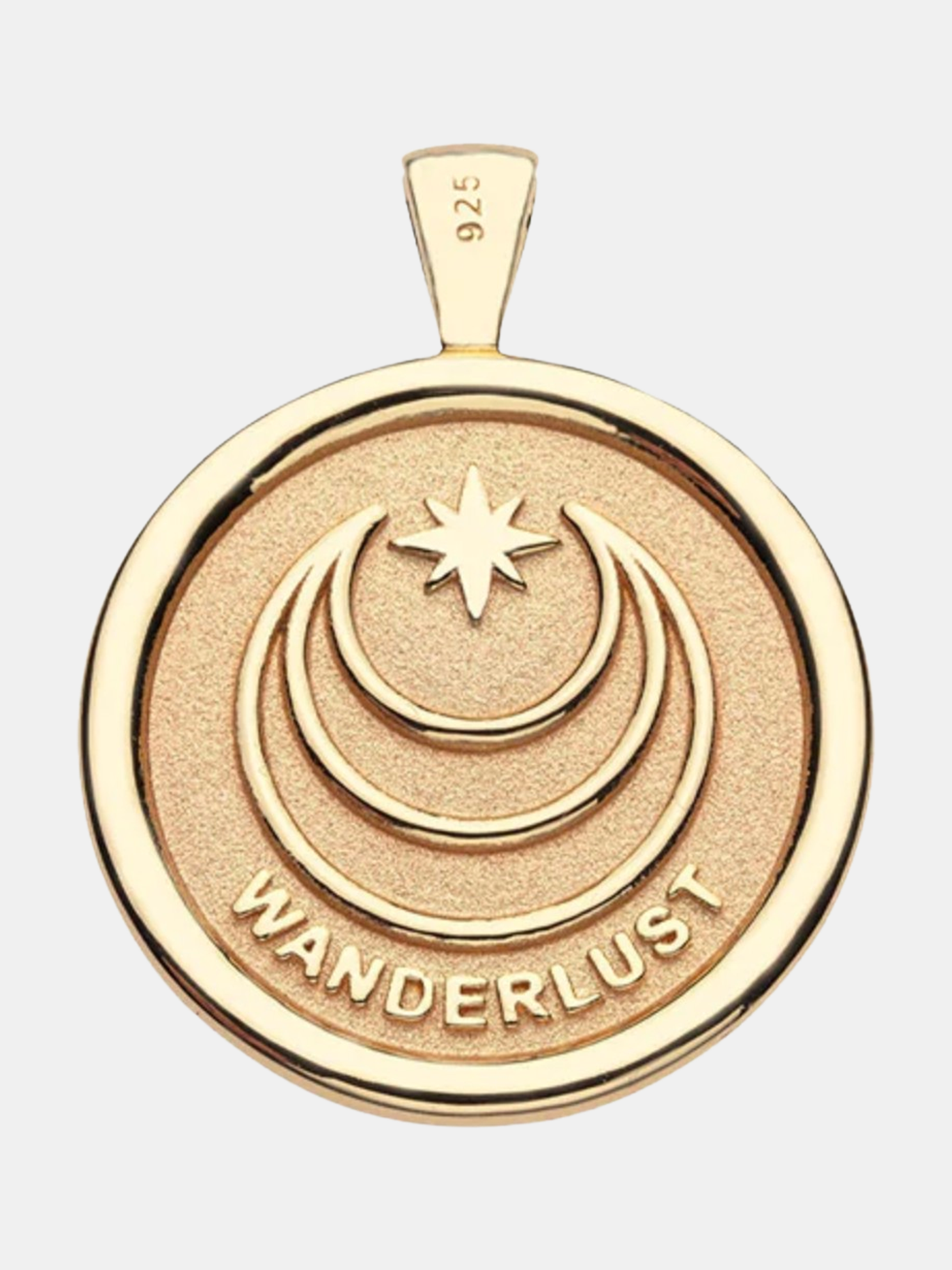 Wanderlust Celestial Jw Small Pendant Coin - Periwinkle 