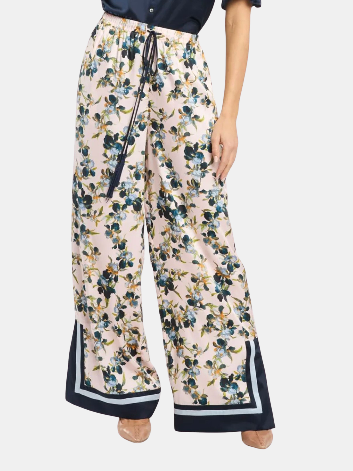 Trailing Iris Asher Pant - Periwinkle 