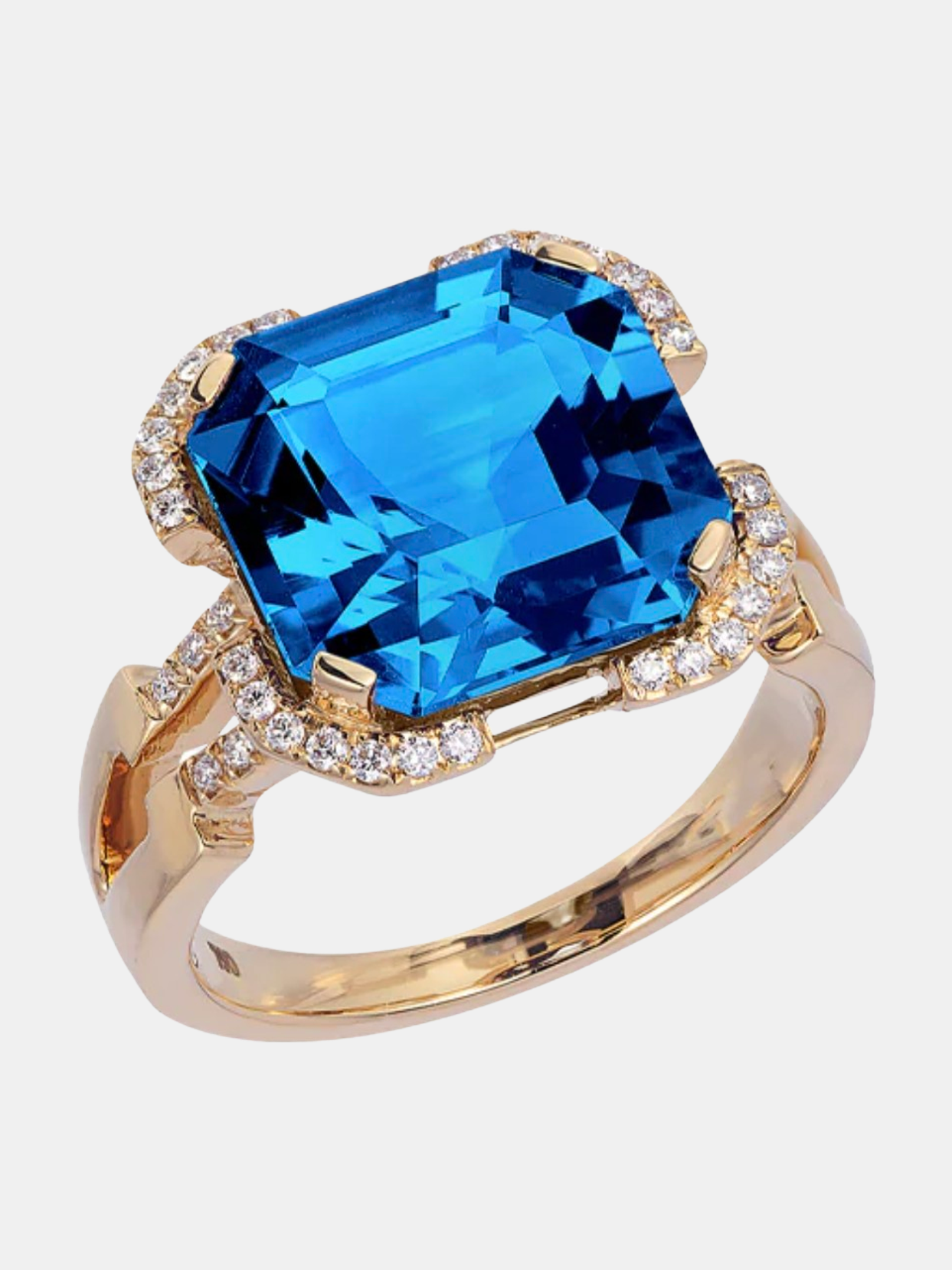 London Blue Topaz Ring - Periwinkle 