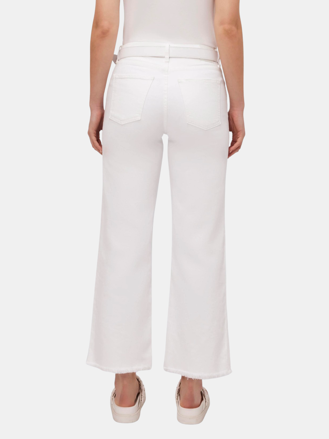 Jude High Rise Crop Wide Leg - Periwinkle 