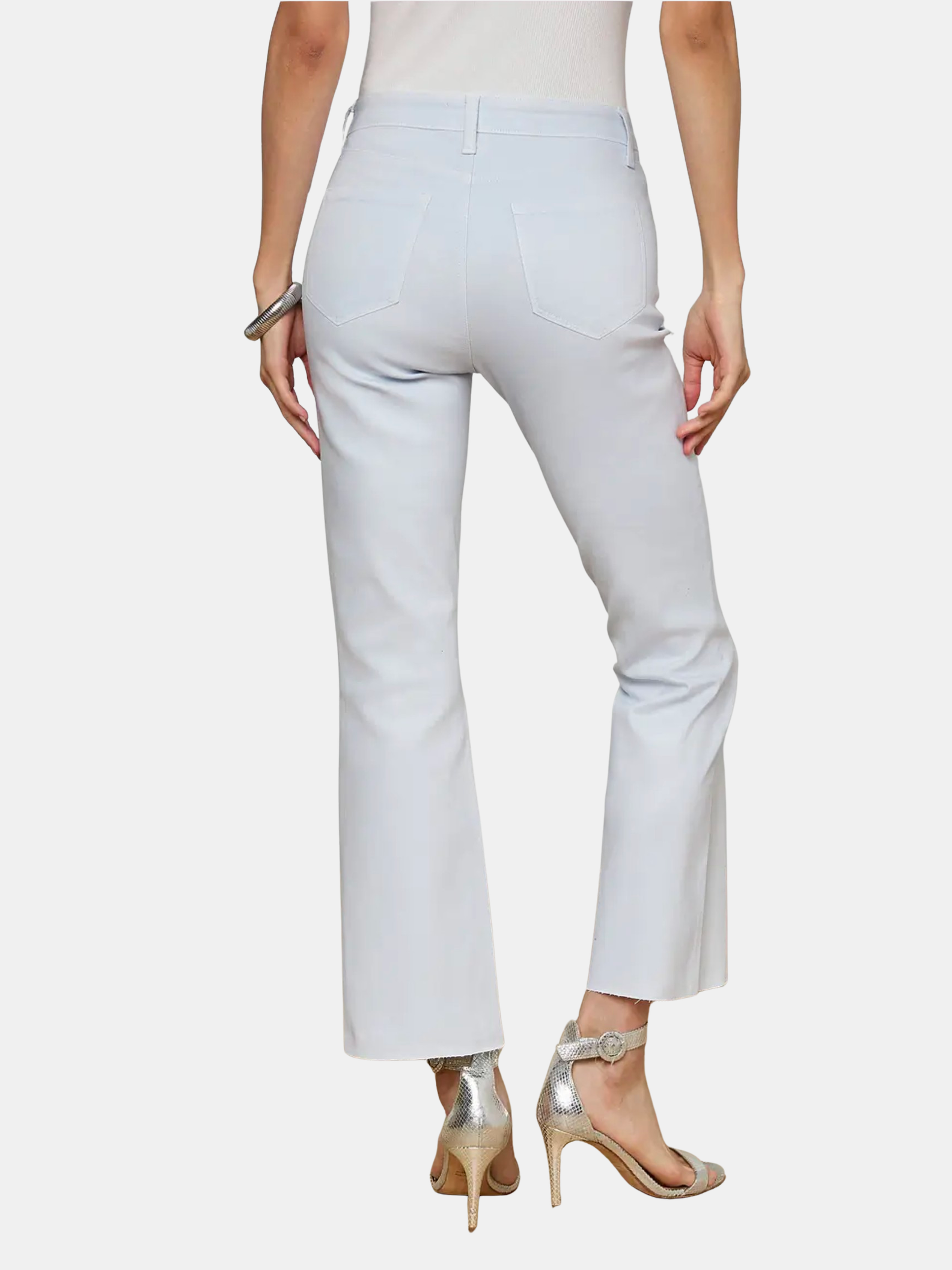 Kendra H/R Crop Flare - Periwinkle 