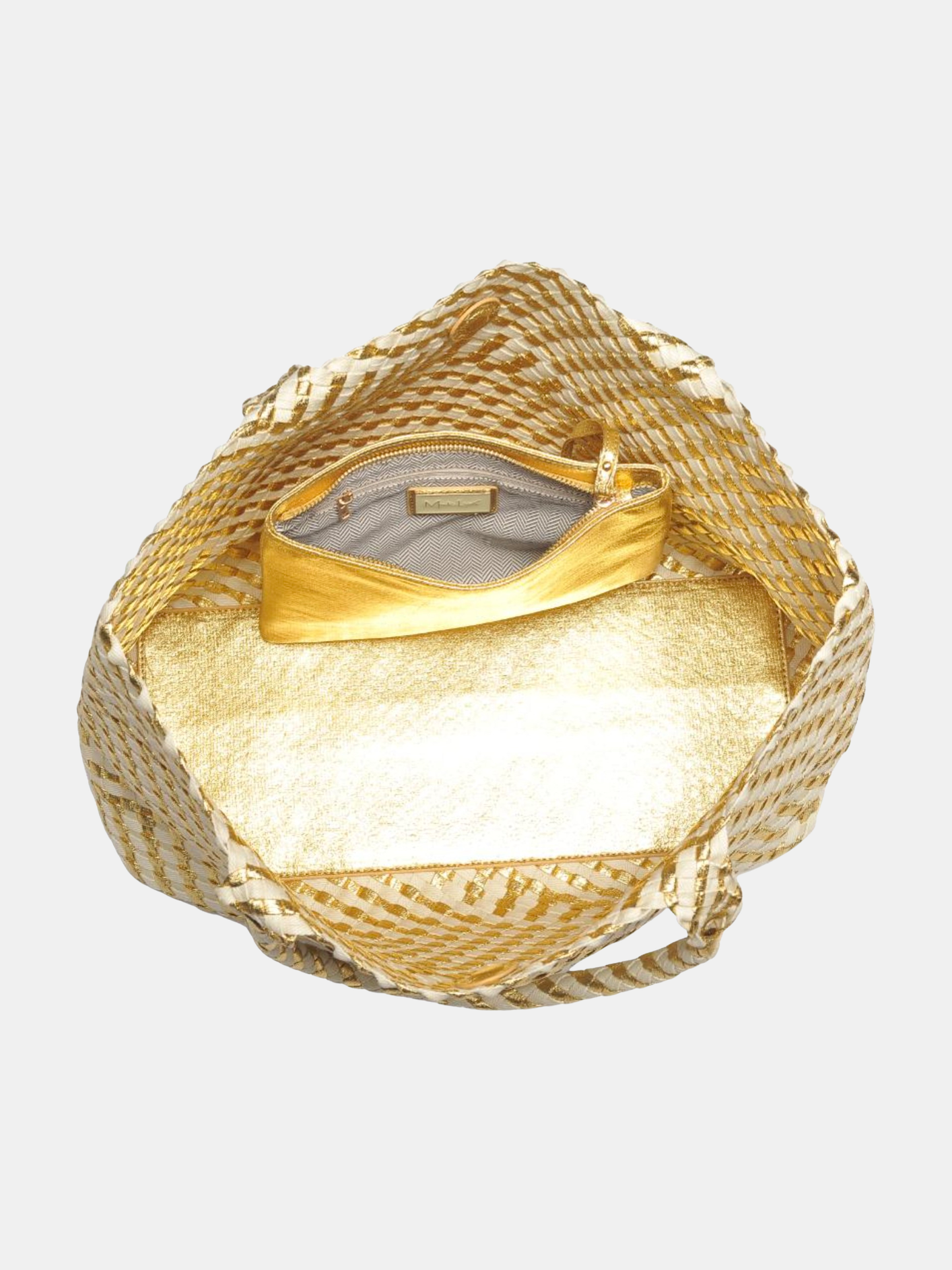 Solana Woven Tote - Periwinkle 