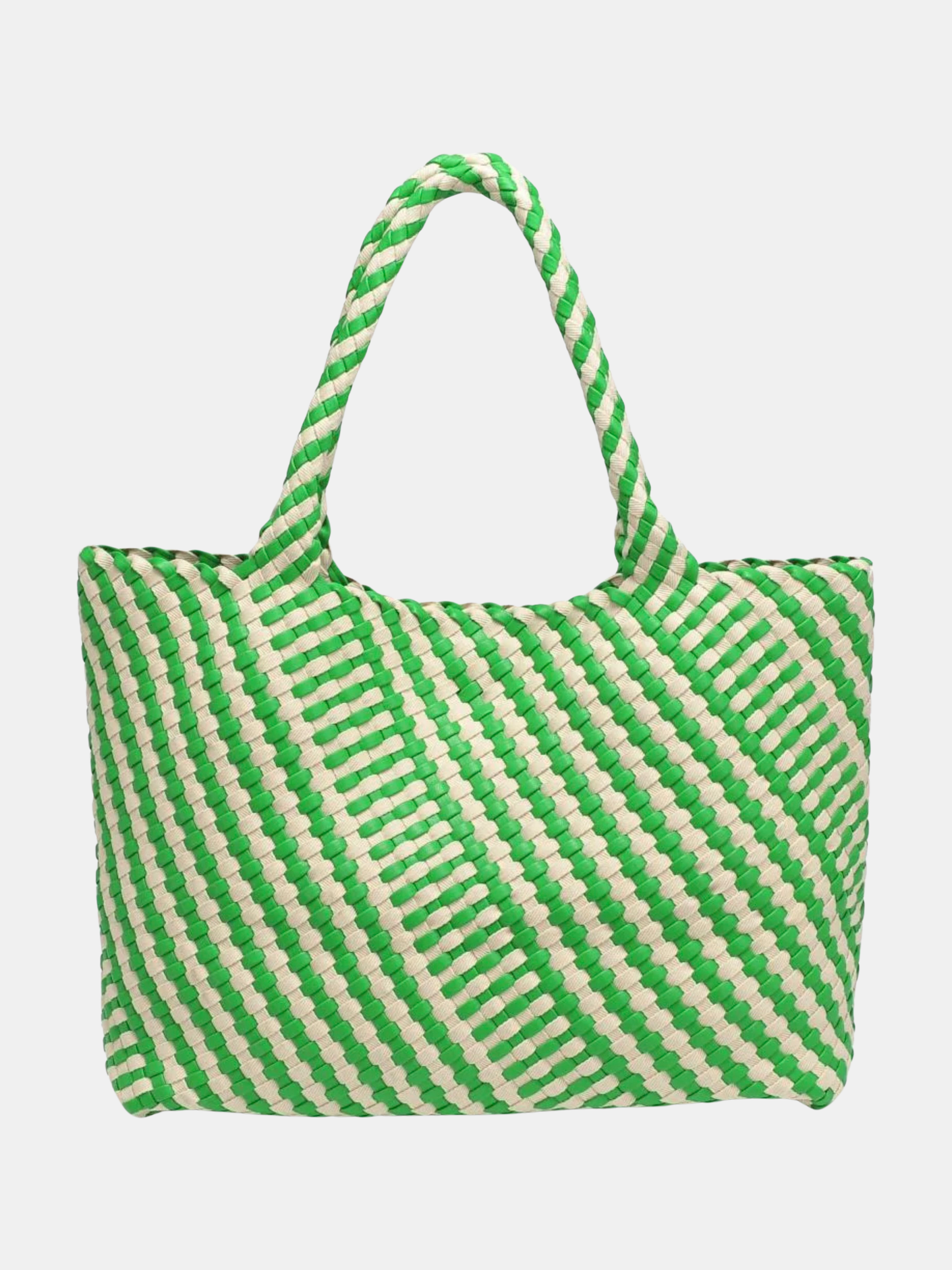 Solana Woven Tote - Periwinkle 