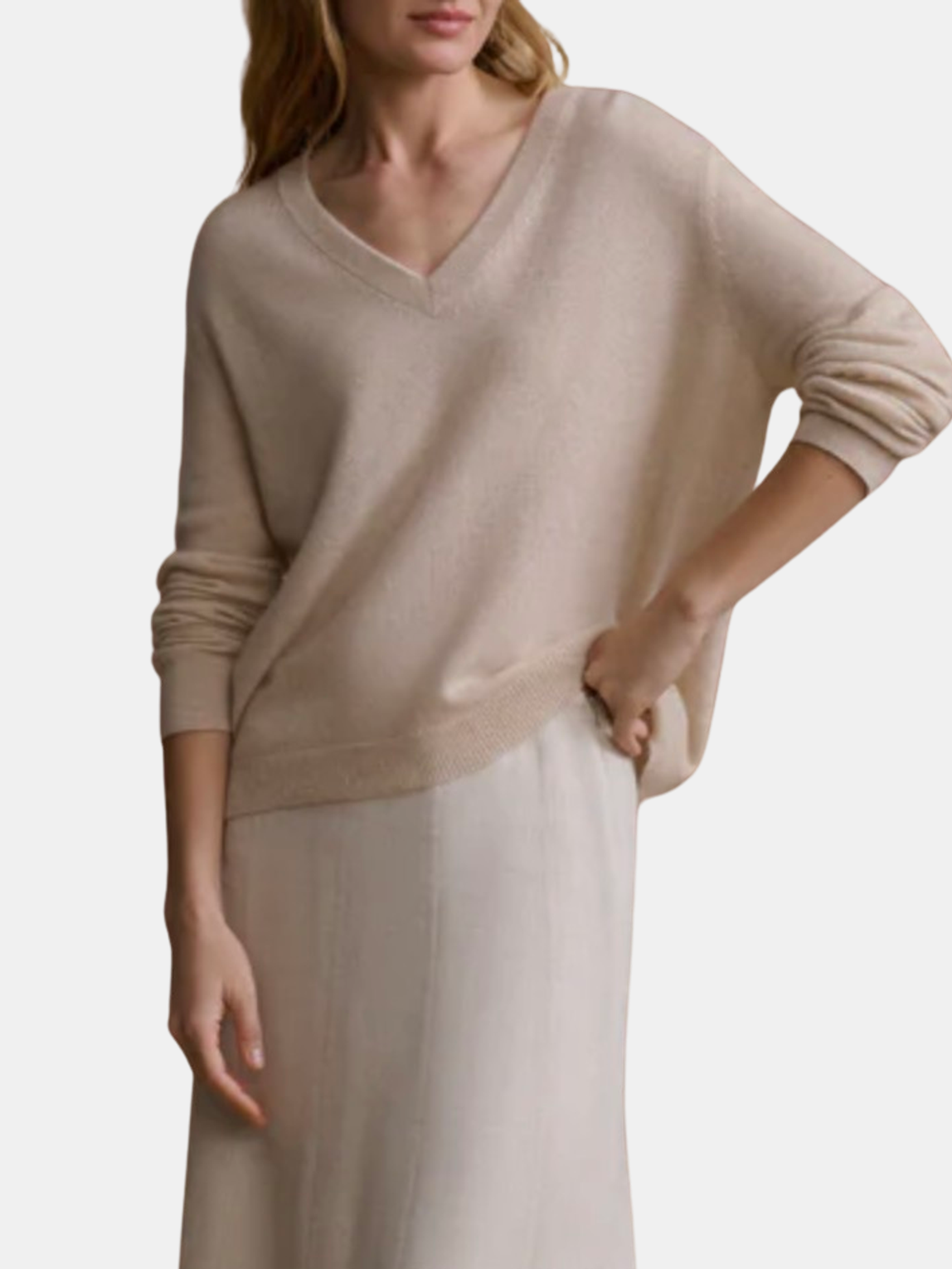Flynn Cashmere Sweater - Periwinkle 