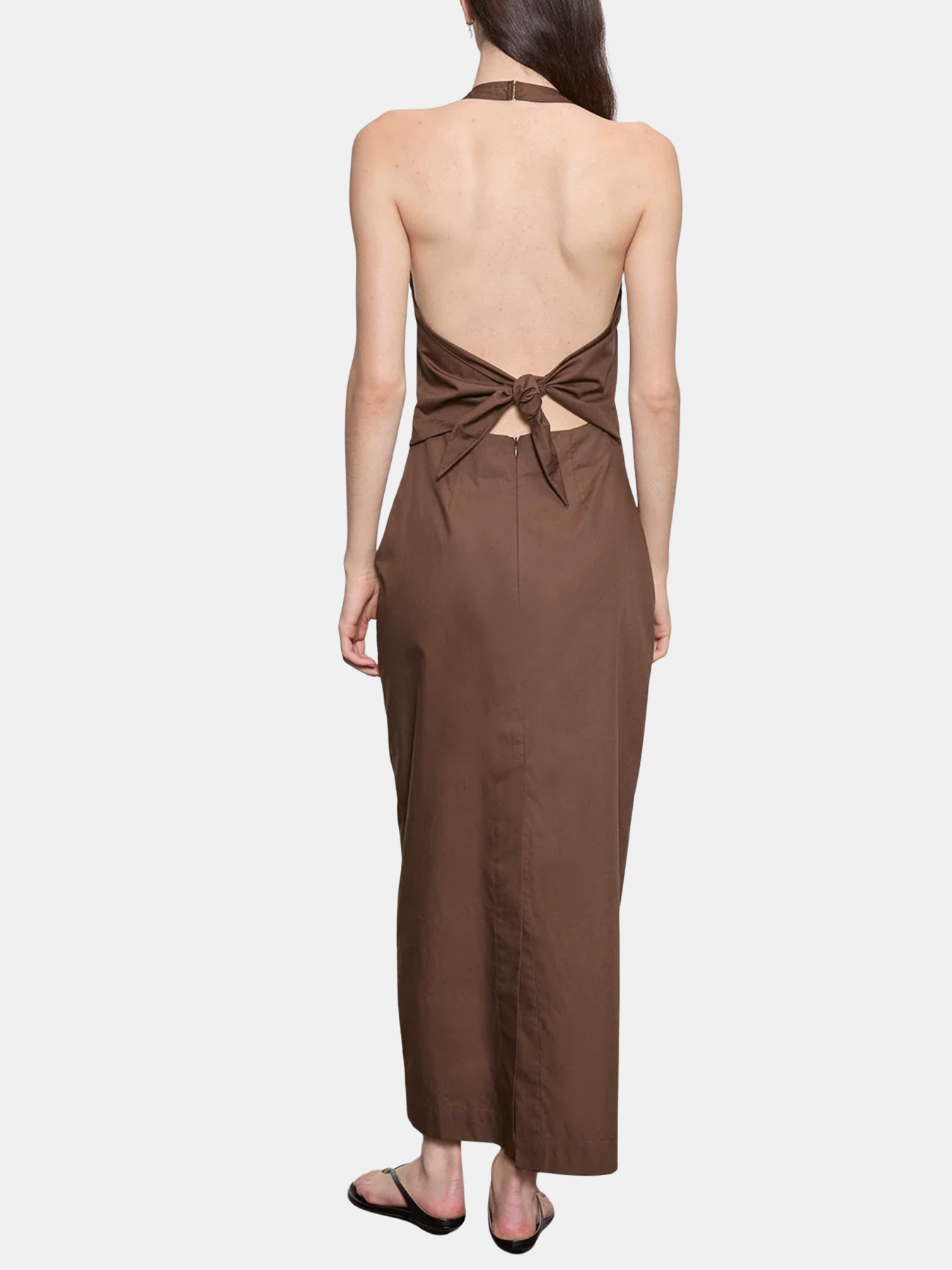 Poplin Halter Dress - Periwinkle 