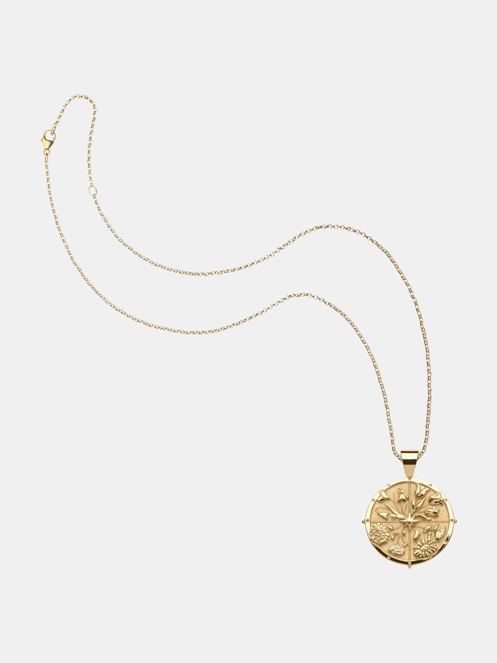 Hope JW Small Pendant Coin - Periwinkle 