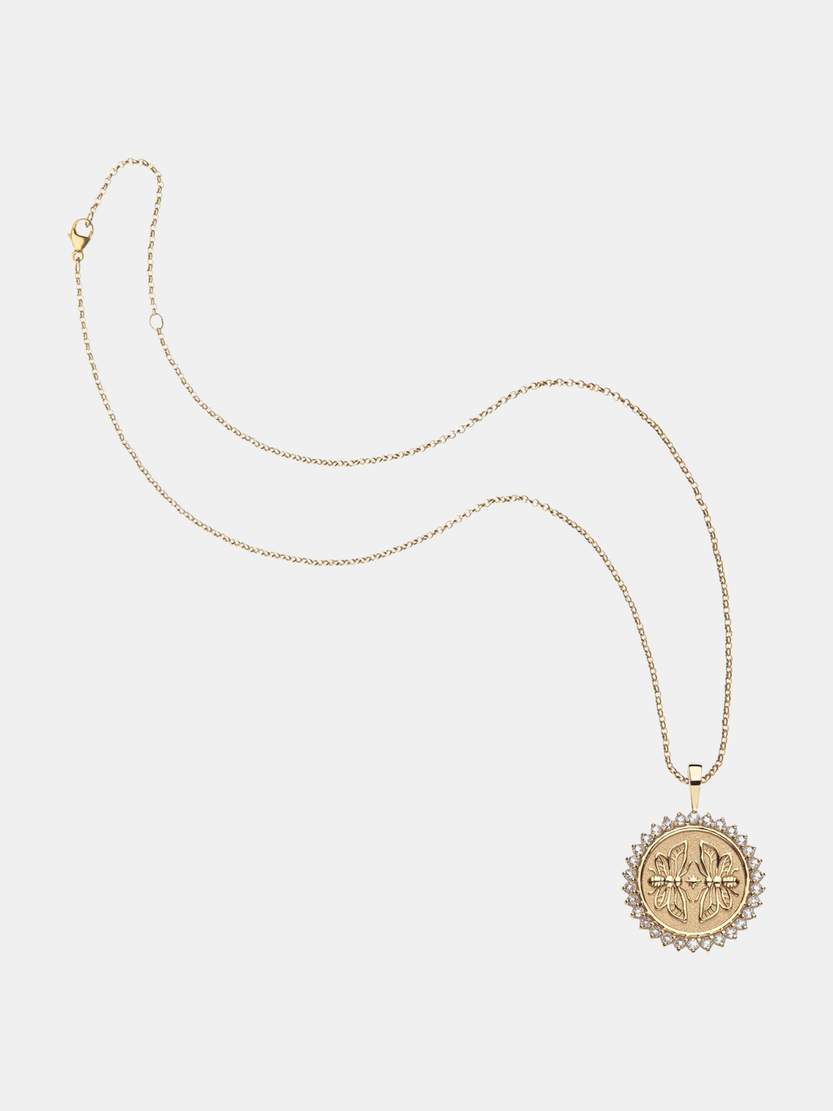 Sisters Forever Petite Embellished Coin - Periwinkle 