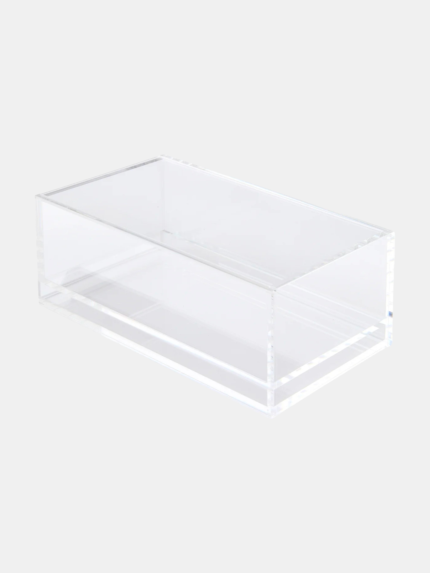 Mahjong Acrylic Box Clear Lid - Periwinkle 