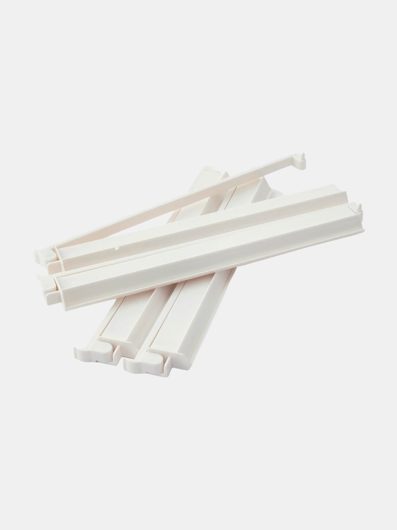 White Acrylic Rack & Pusher Set - Periwinkle 