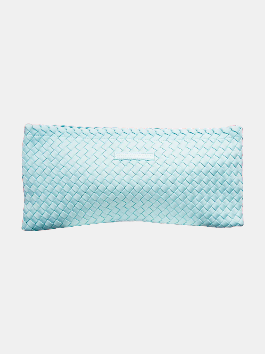 Woven Mahjong Tile Bag - Periwinkle 
