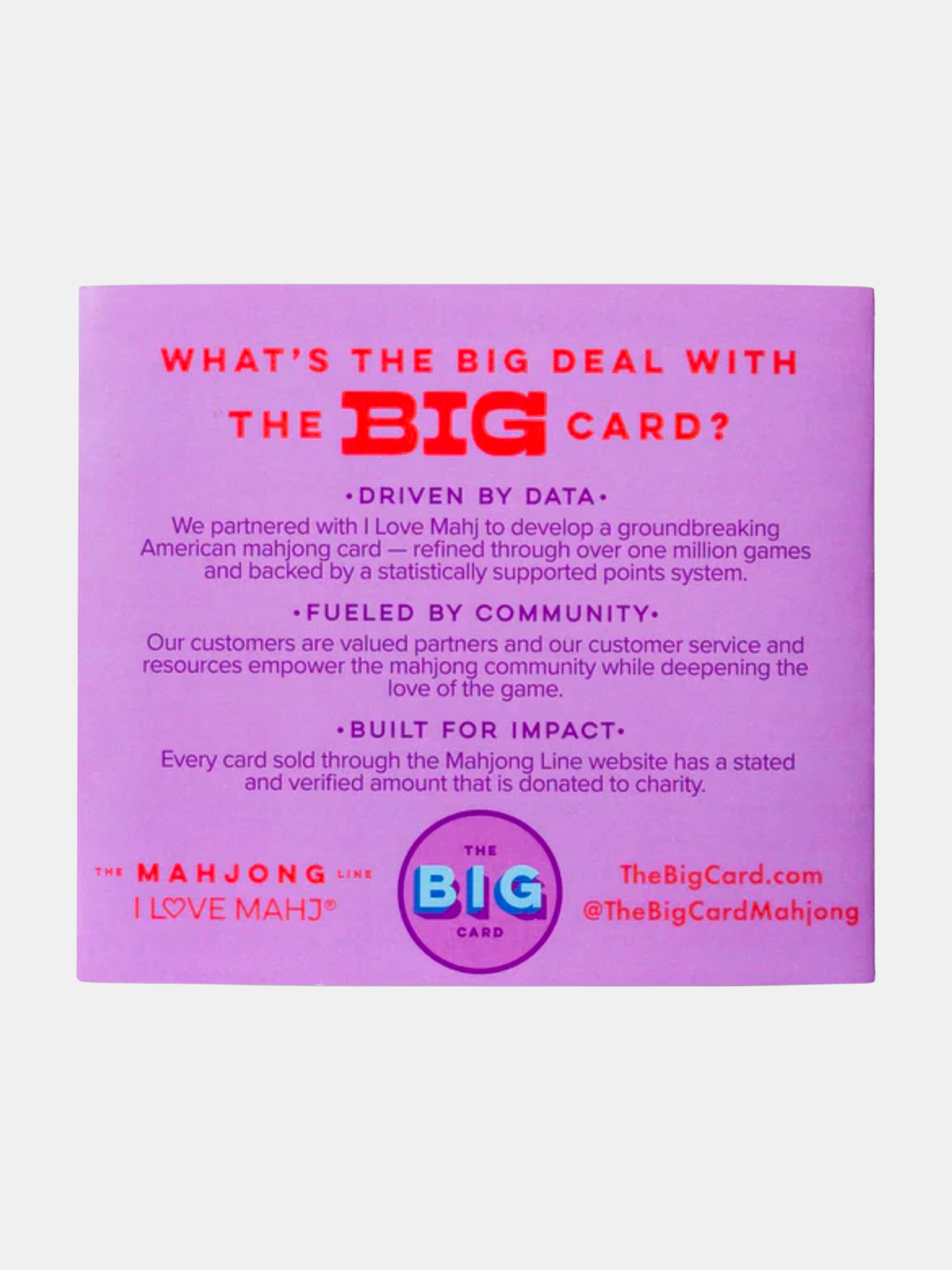 The Big Card: American Mahjong - Periwinkle 