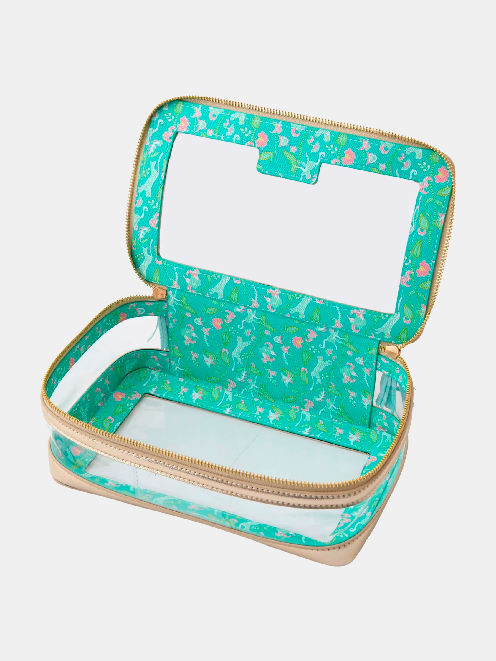 Gold Tile Storage Bag - Periwinkle 
