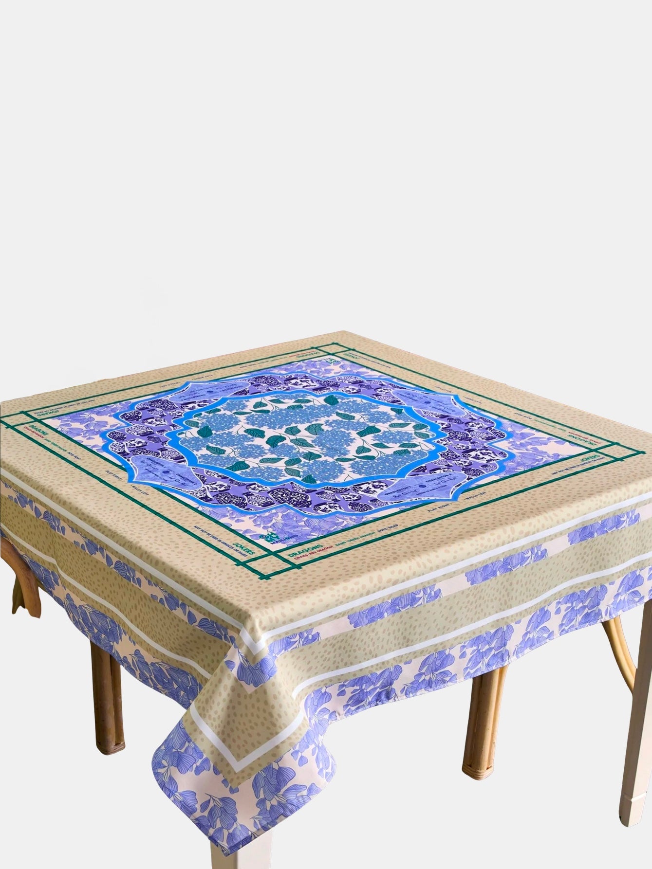 Flora Tablecloth - Periwinkle 