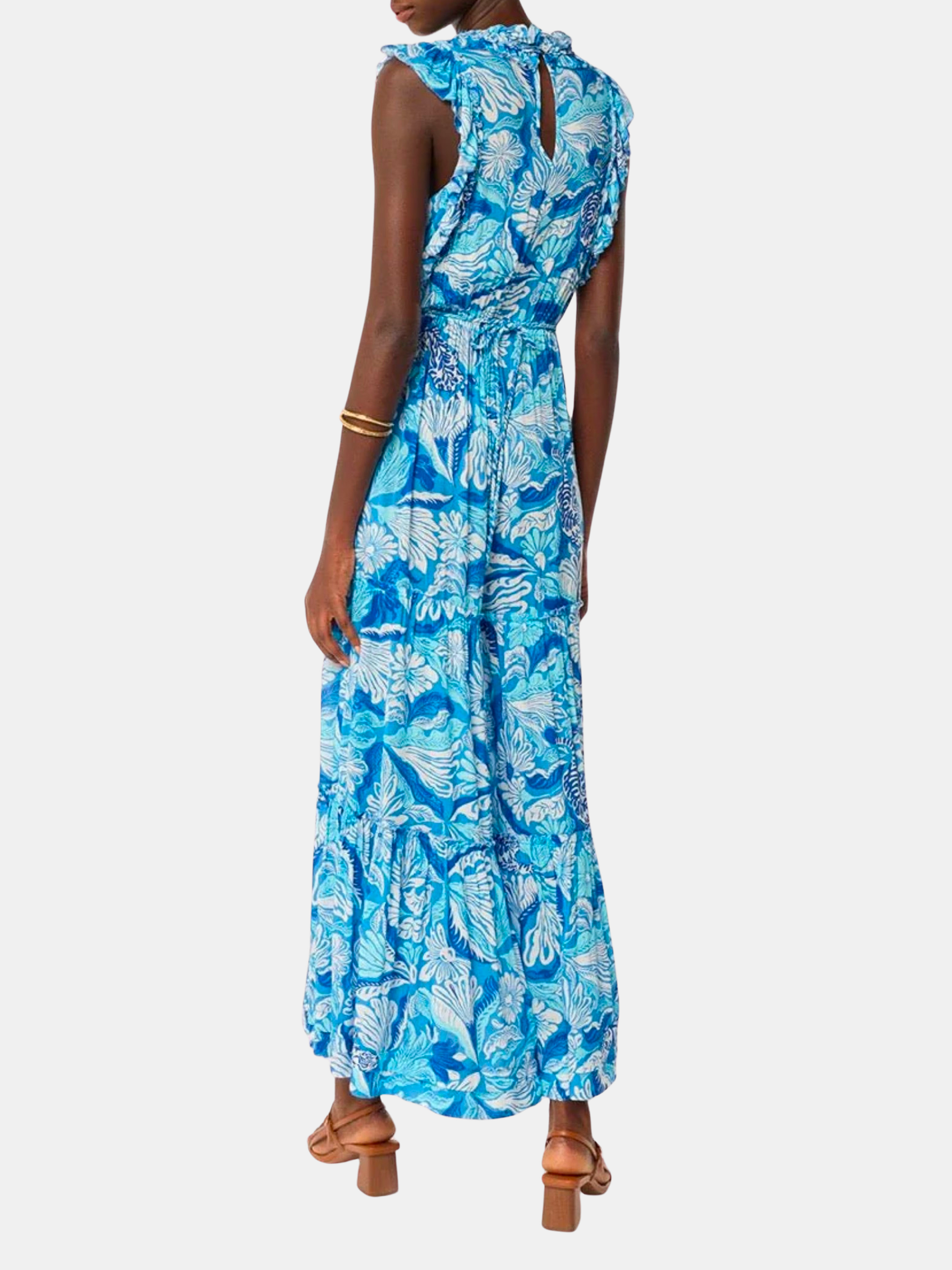 Long Jumpsuit Belene - Periwinkle 