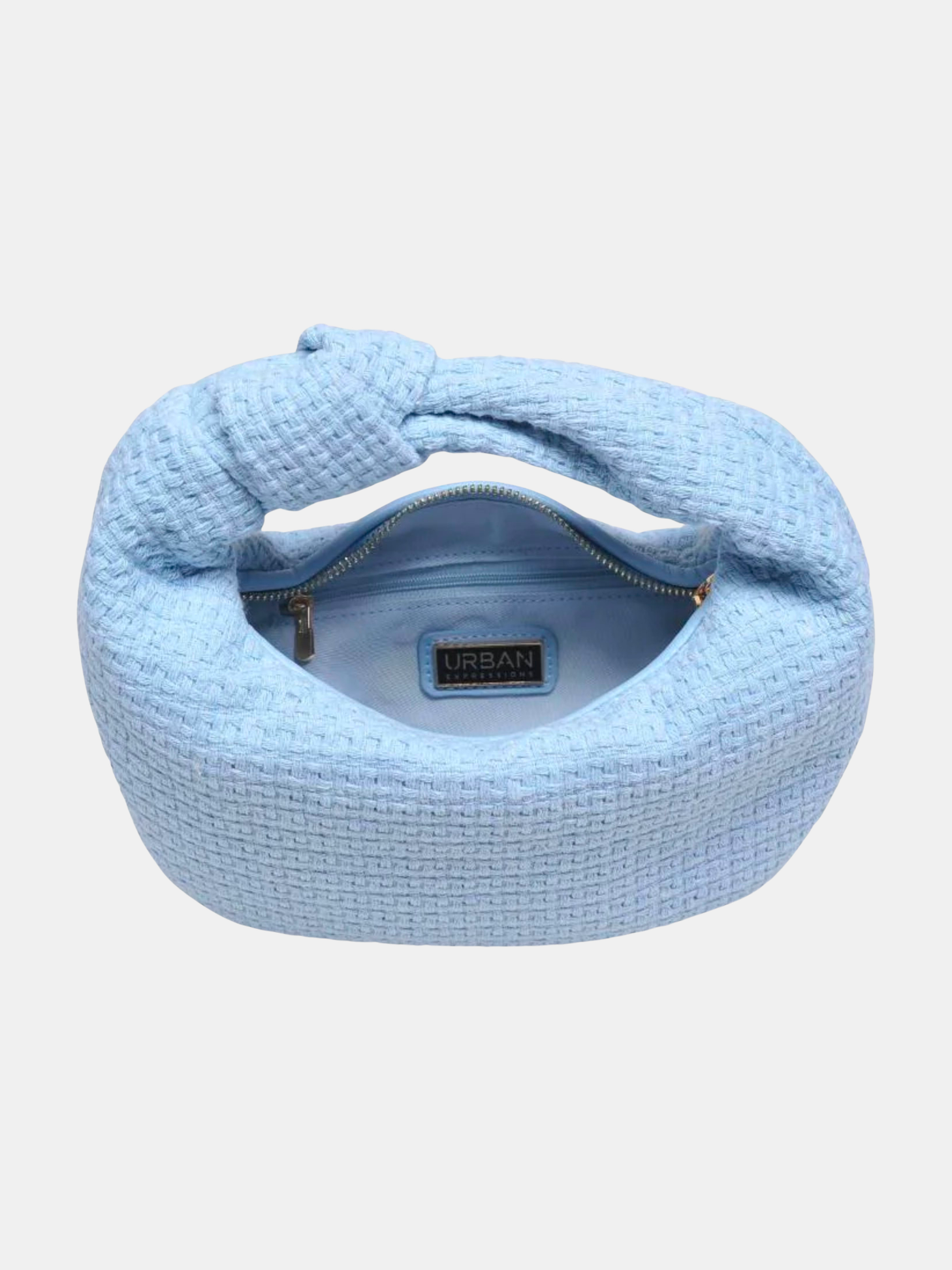 Tracy Clutch - Tweed - Periwinkle 