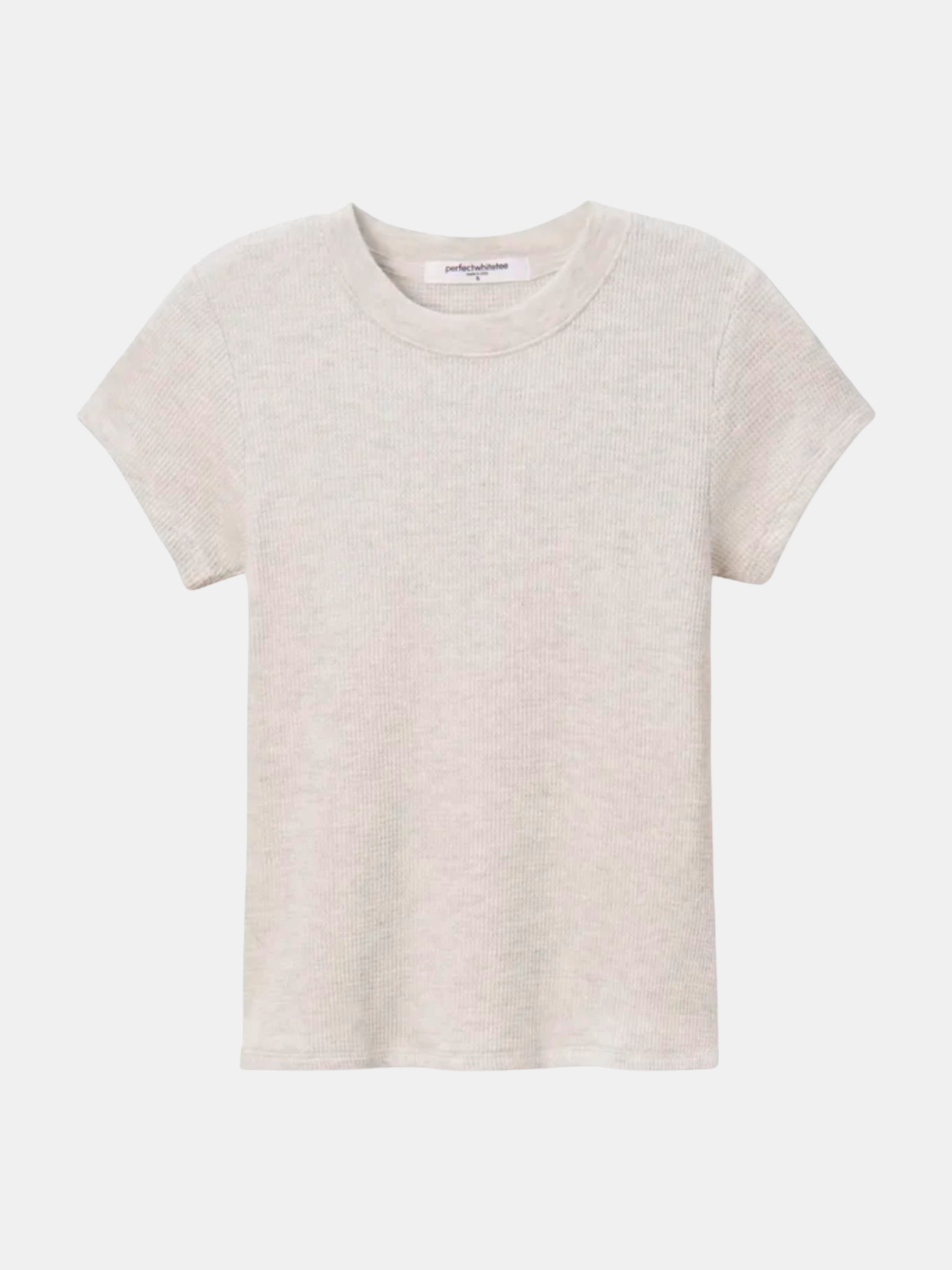 Mindy Brushed Waffle Crew Neck - Periwinkle 