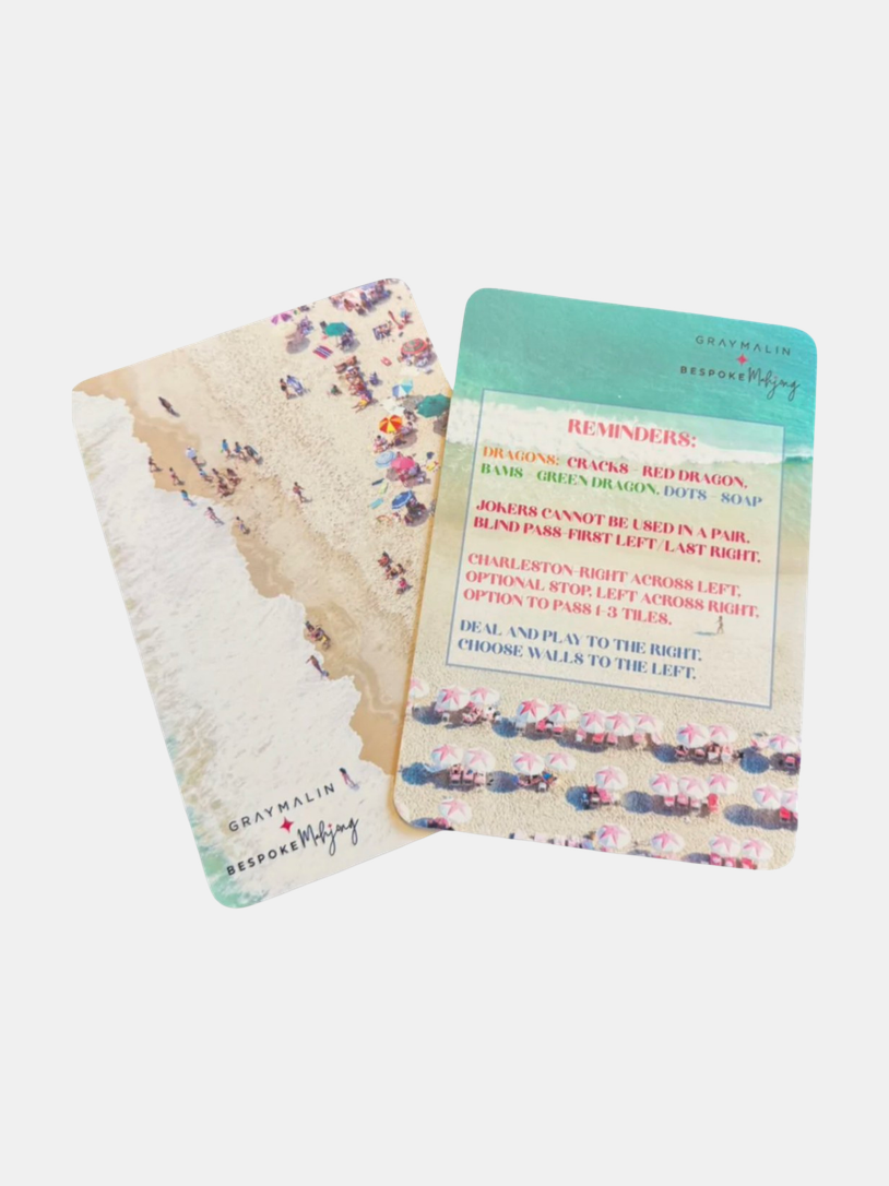Bespoke X Gray Malin Beach Club Tile Shufflers - Periwinkle 