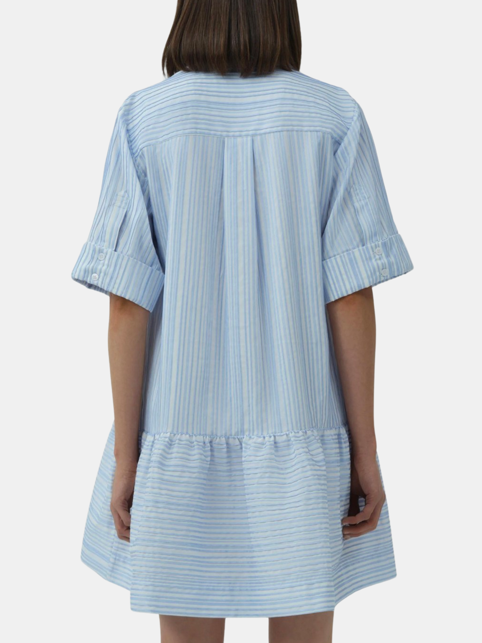 Cris Short Sleeve Shirt Dress