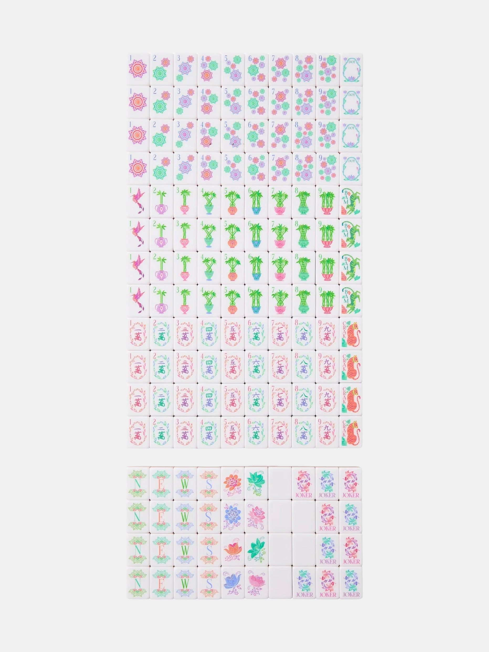 Pearlescent Mahjong Tiles