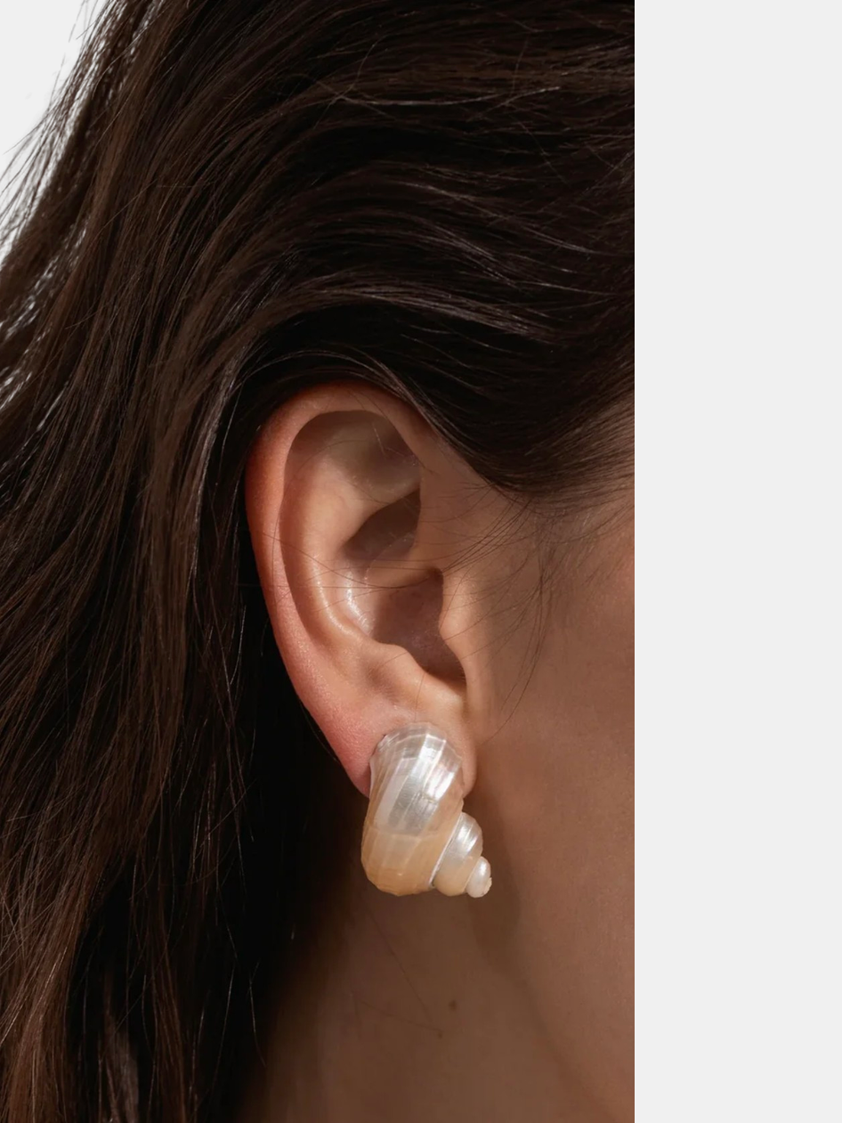 Luca Earrings - Ivory