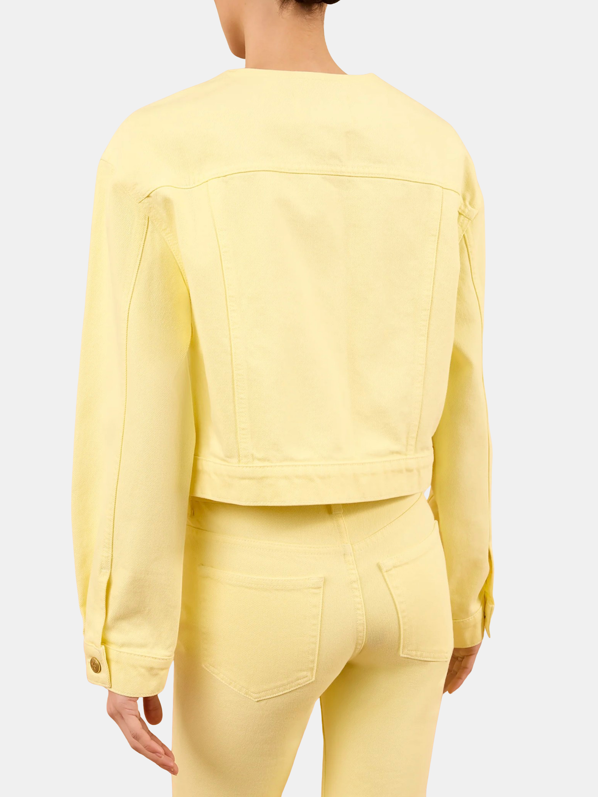 The Briar Collarless Denim Jacket