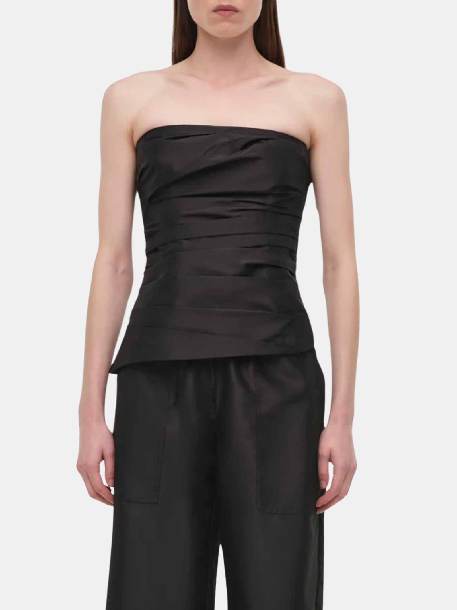 Emerson Ruched Bustier Top