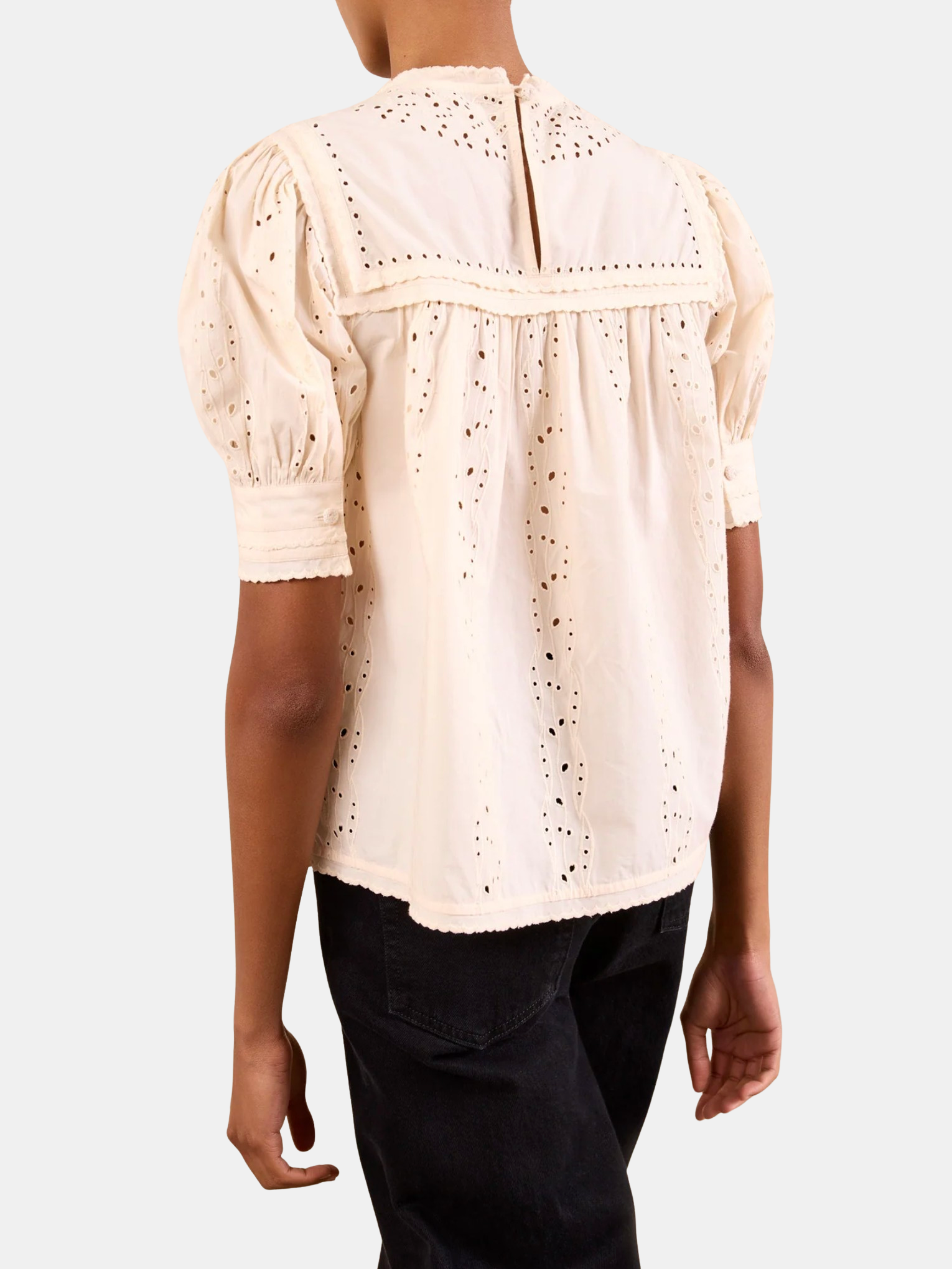 Una Short Sleeve Cotton Top