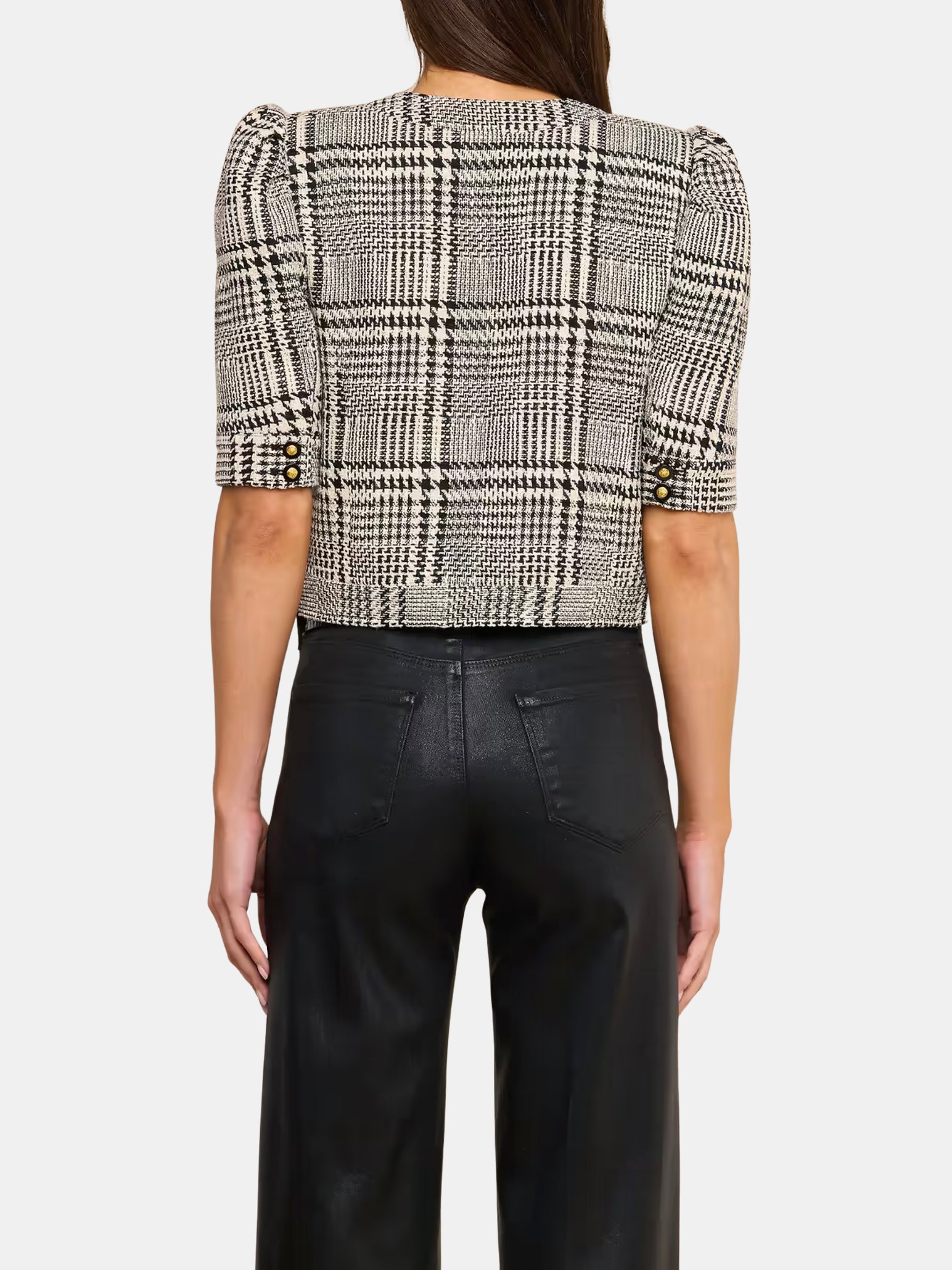 Allegra Short Sleeve Cropped Jacket