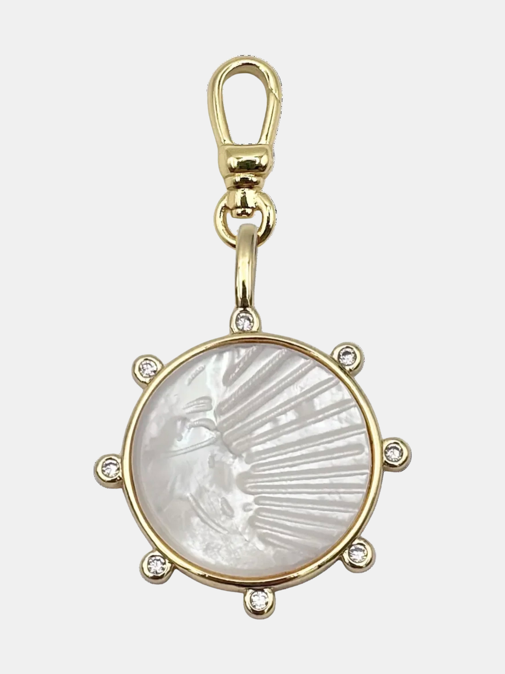 Gem Moon Charm