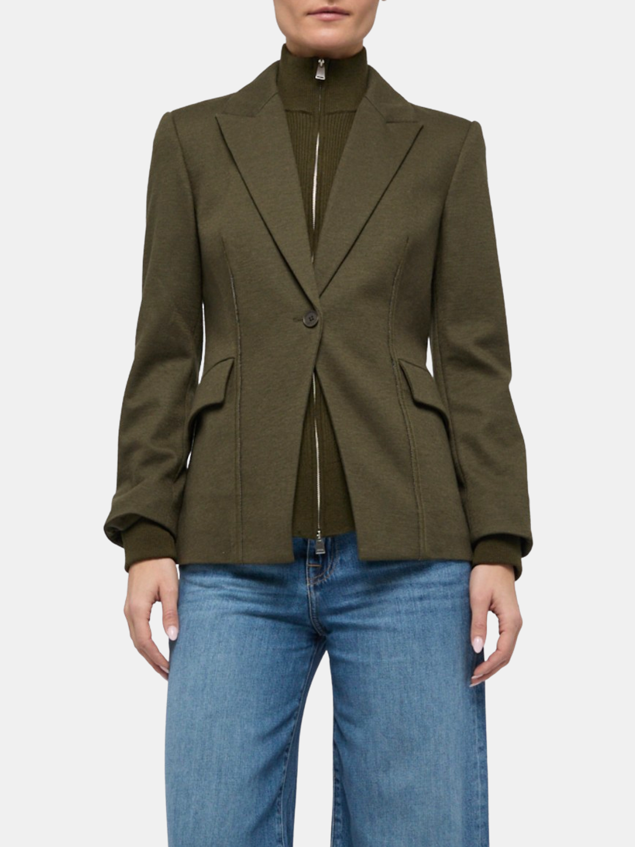 Auden Knit Combo Blazer