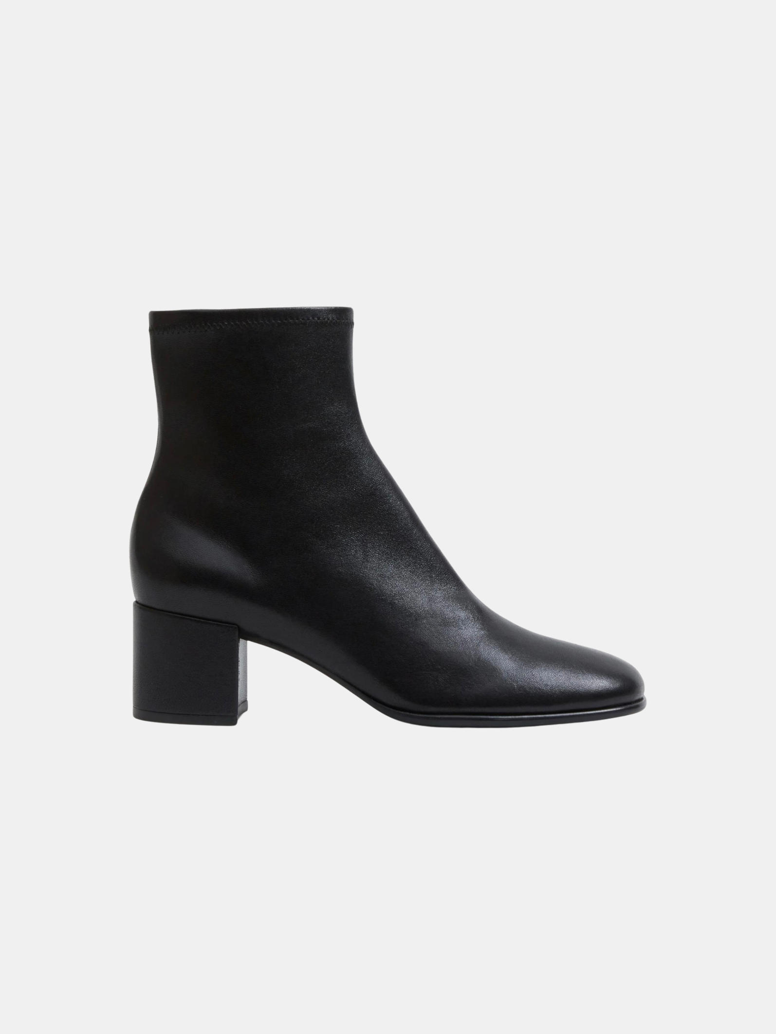 Bianca Stretch Leather Ankle Boot