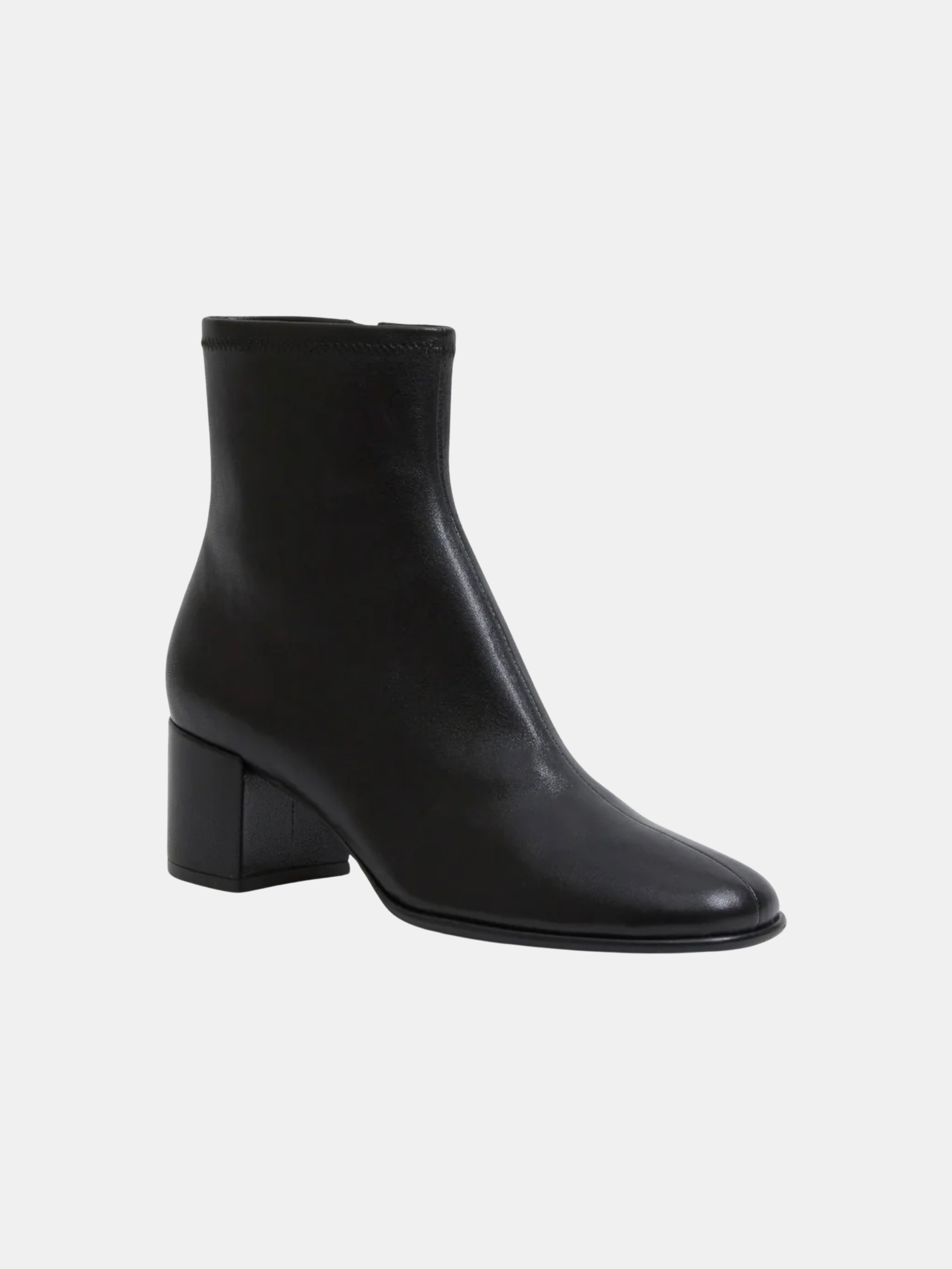 Bianca Stretch Leather Ankle Boot