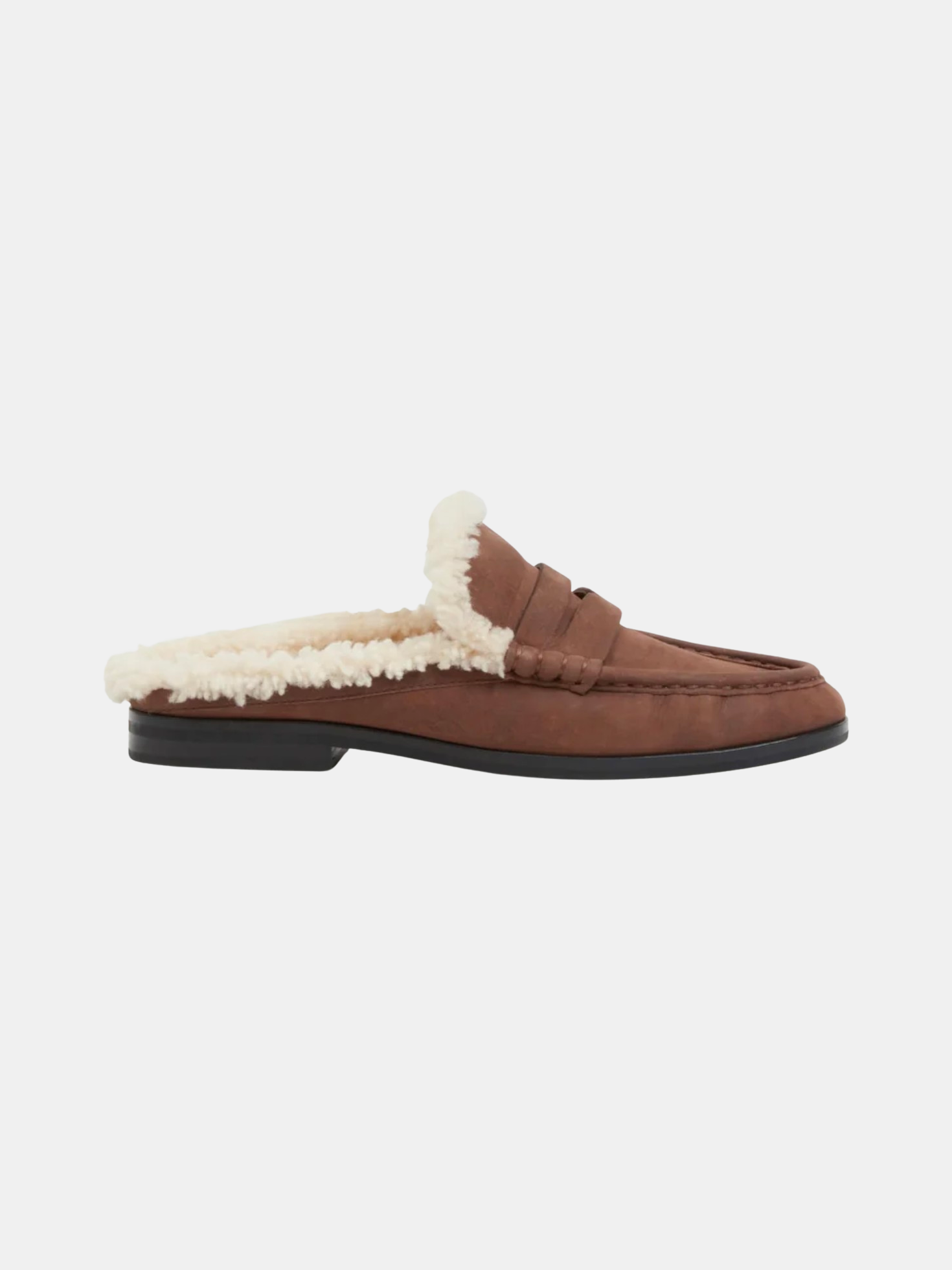 Dean Shearling Loafer Mule