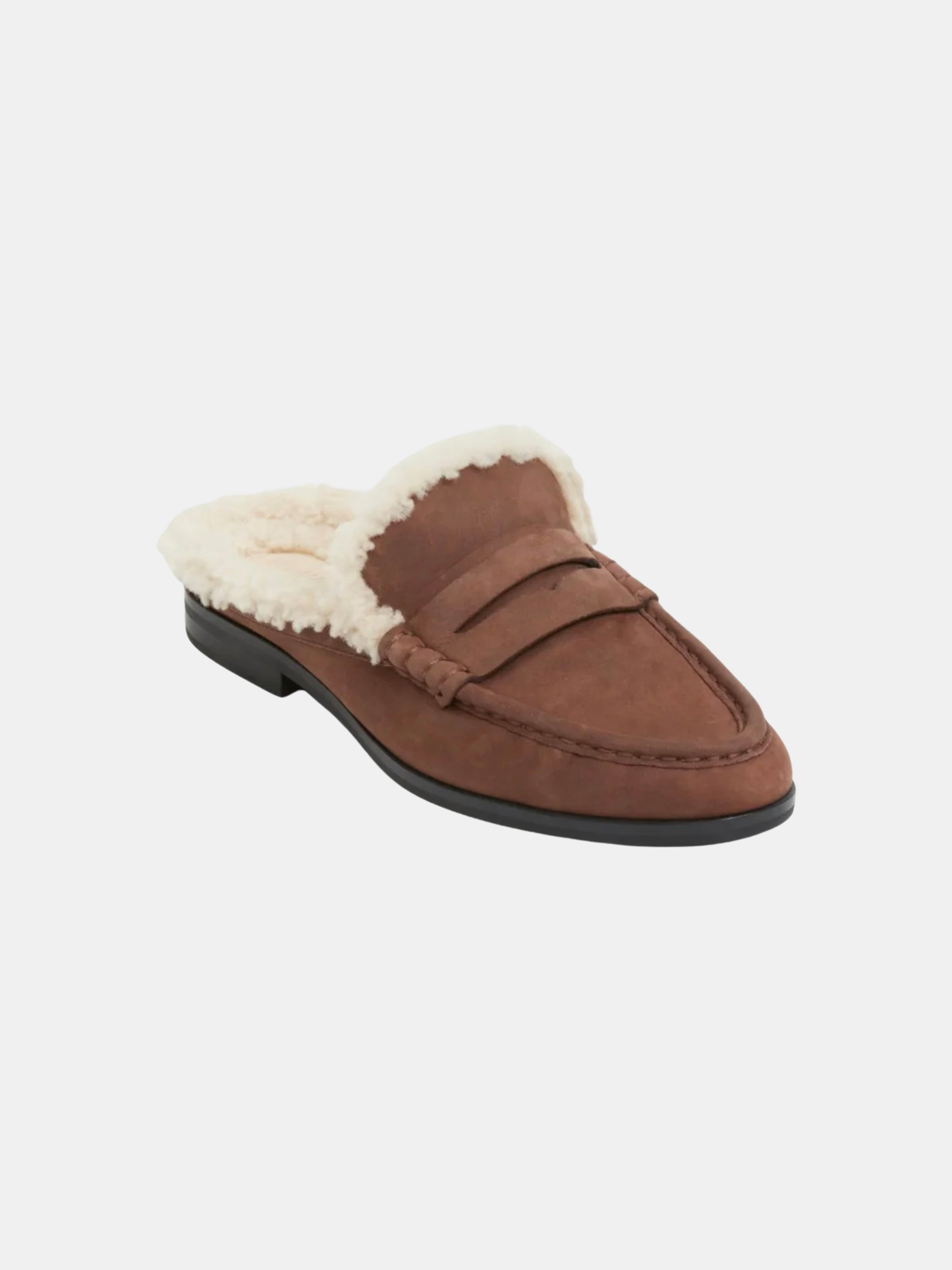 Dean Shearling Loafer Mule
