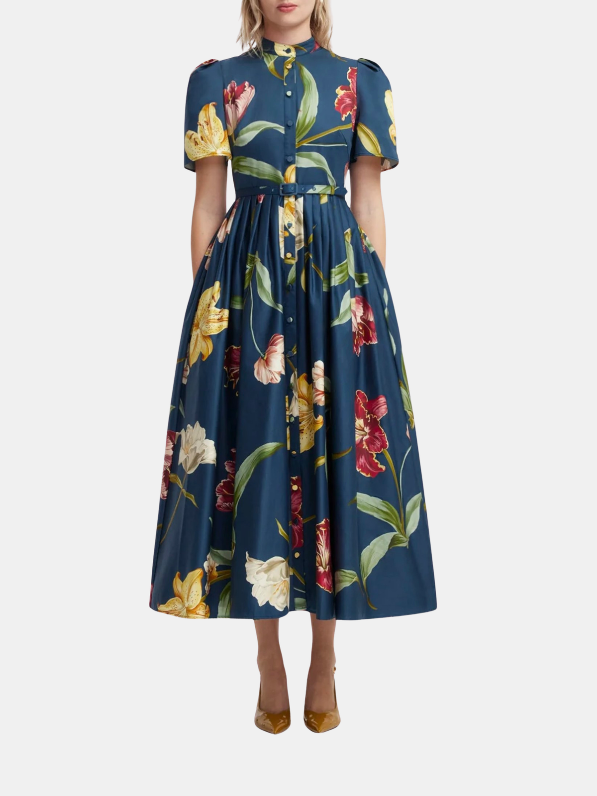 Bianca Short Sleeve Midi Dress