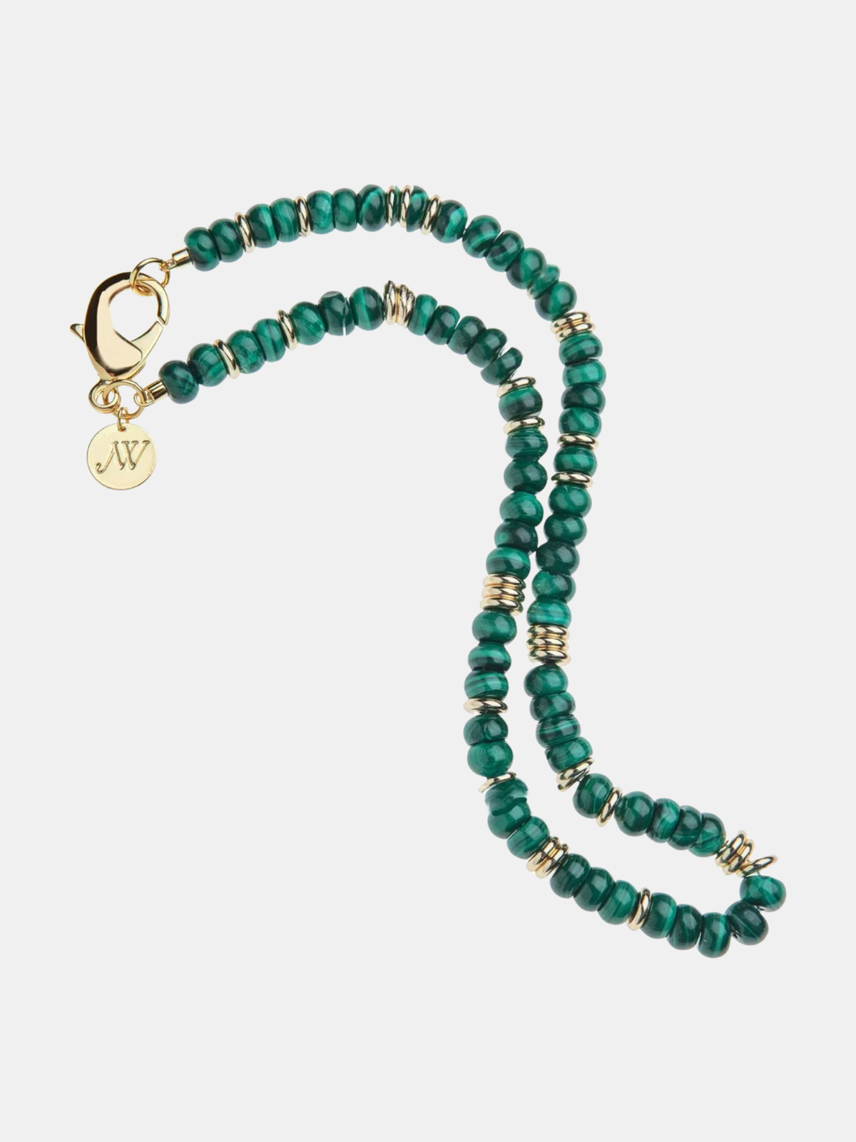 Gumdrop Beaded Necklace 18"
